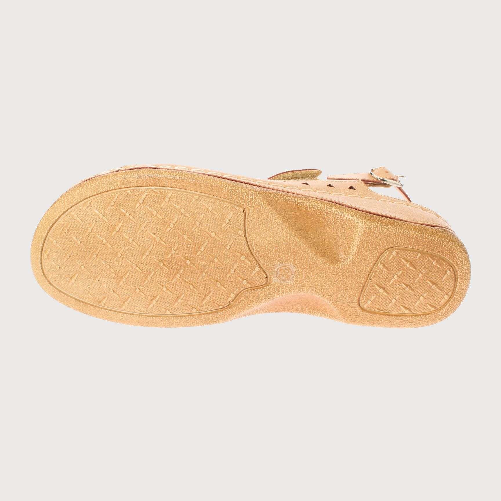 Sandalia Confort Beige Vía Franca Mujer Art: 5FN404BEIGE-4