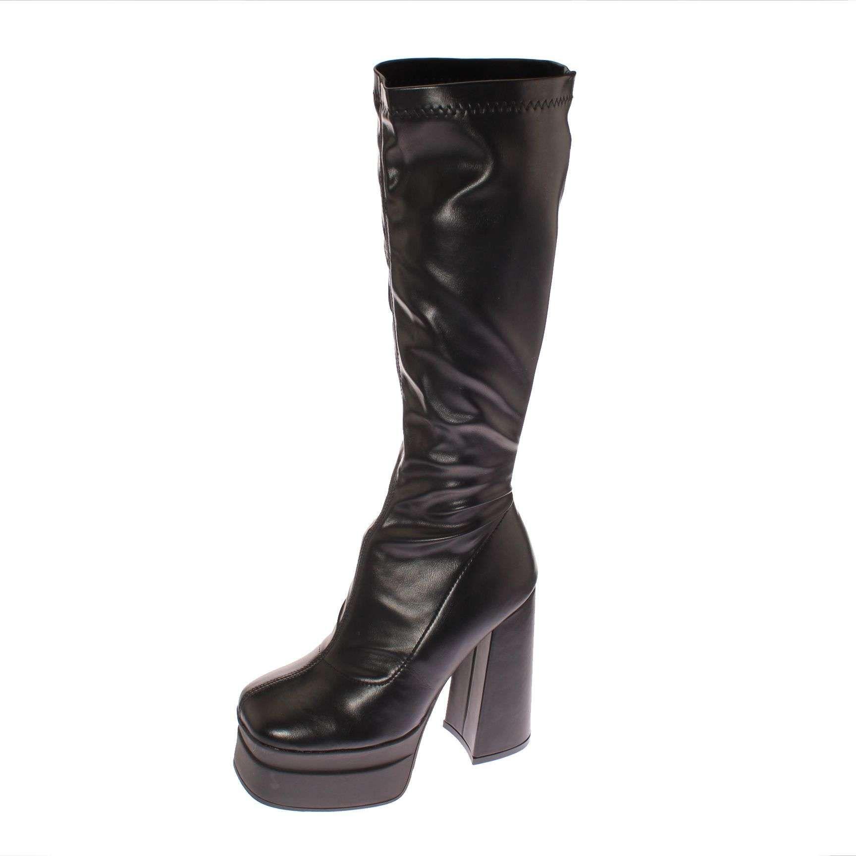 Bota Terraplen Negro Vía Franca Mujer Art: 5XZN728ABLACK-0