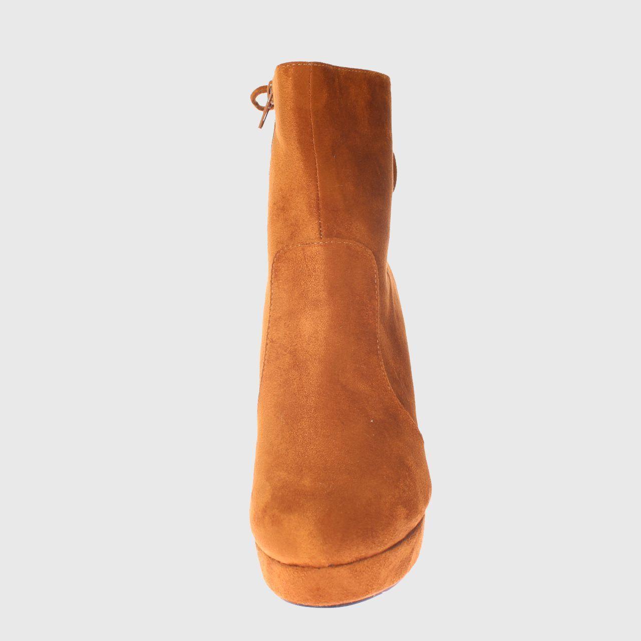 Botín Camel Vía Franca Mujer-2