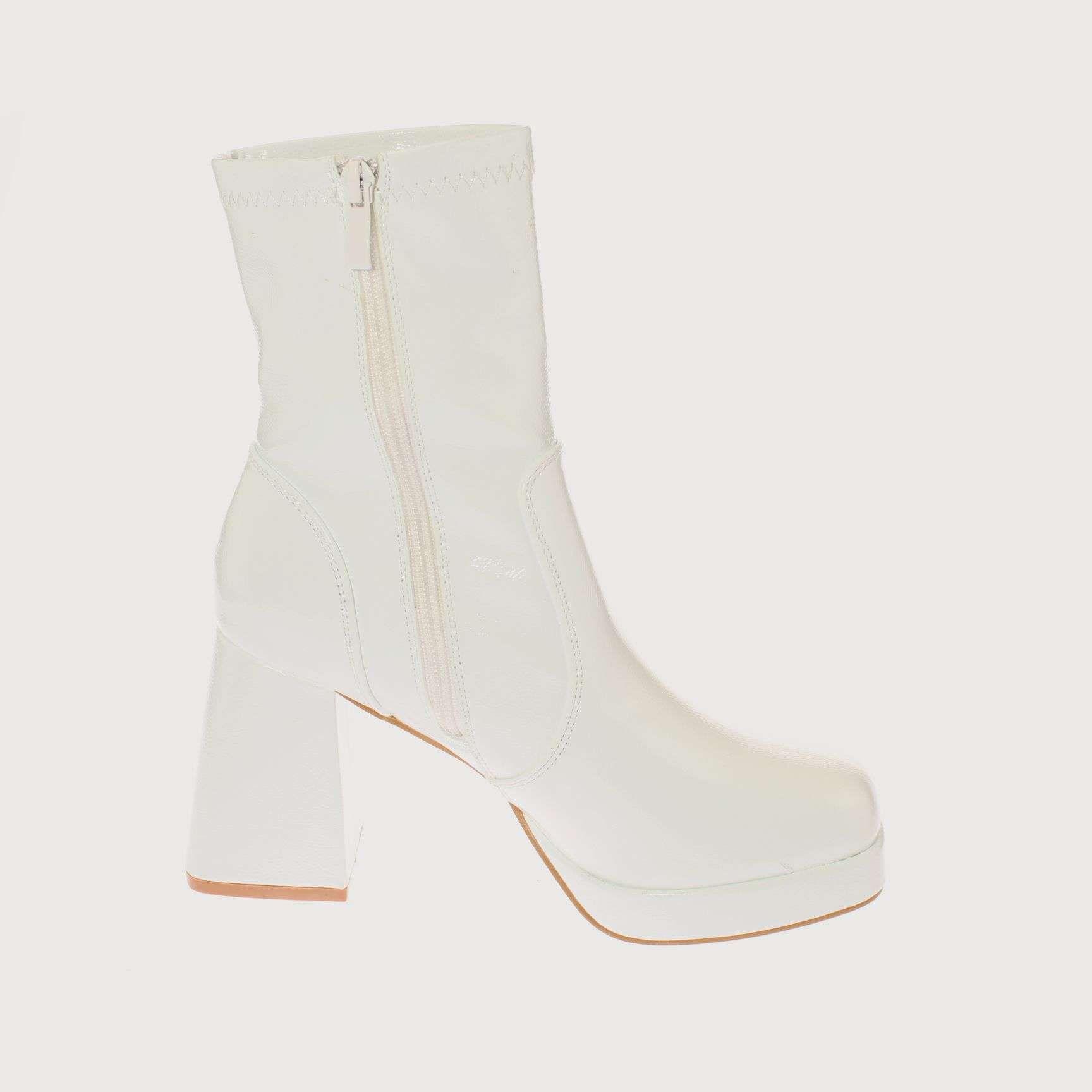Bota Blanco Vía Franca Mujer Art: 5ZZ84BLANCO-3
