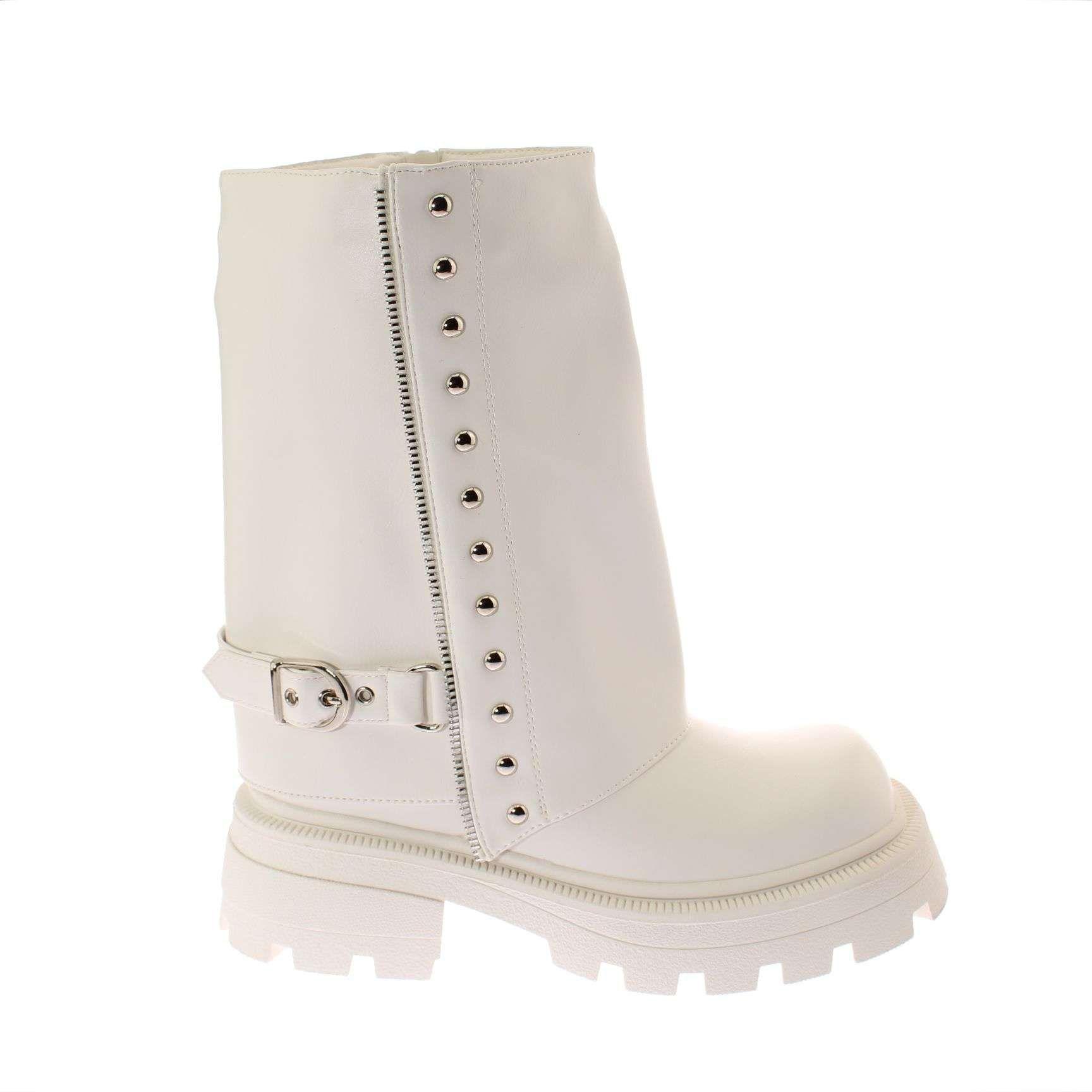 Bota Blanco Vía Franca Mujer Art: 5PG252905WHITE-1