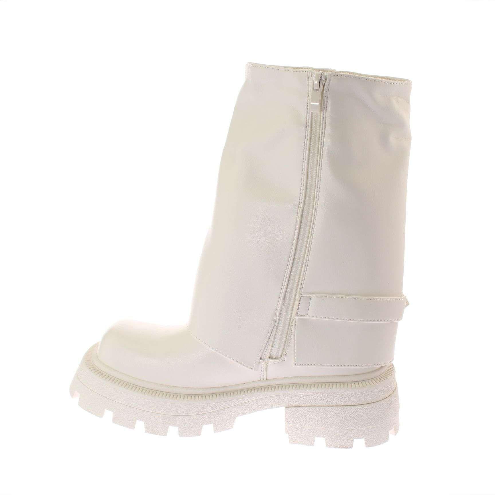 Bota Blanco Vía Franca Mujer Art: 5PG252905WHITE-3