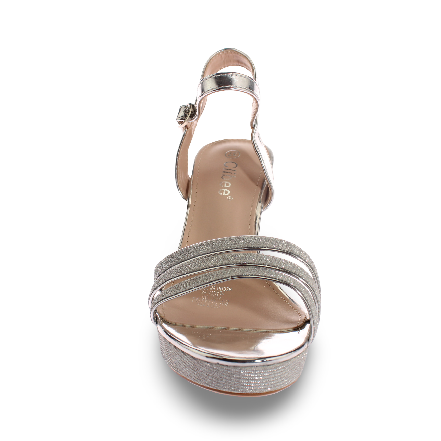 Sandalia Fiesta Plateado Vía Franca Mujer Art: 5KD107SILVERY-2
