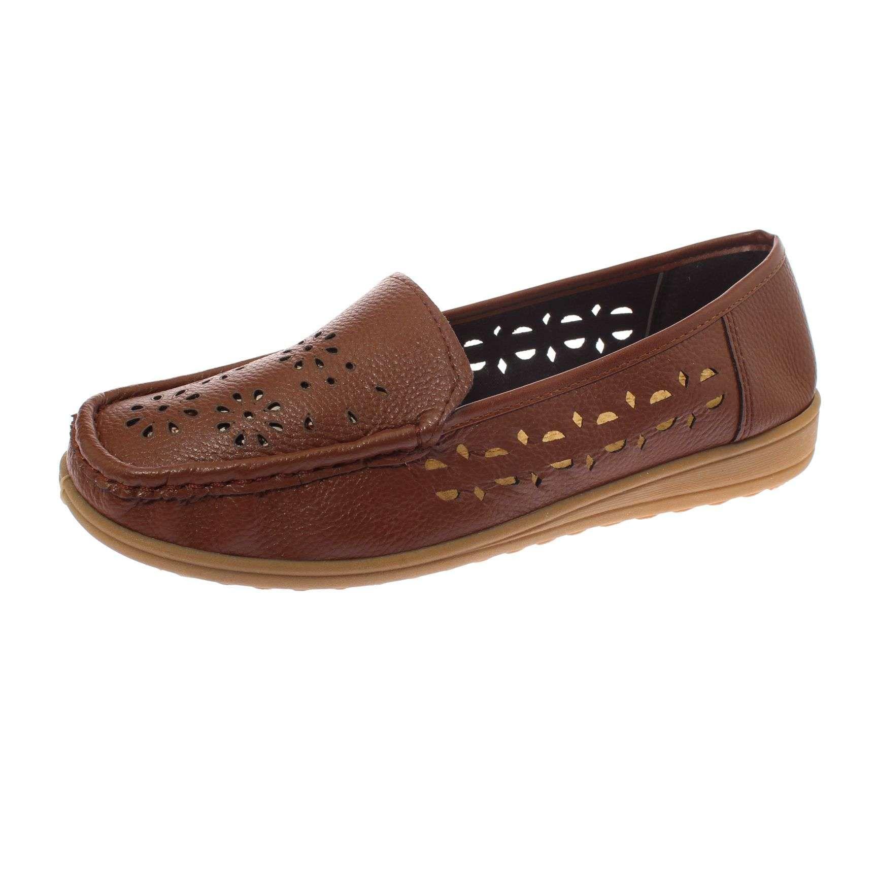 Mocasín Café Vía Franca Mujer Art: 5SA383LBROWN-0