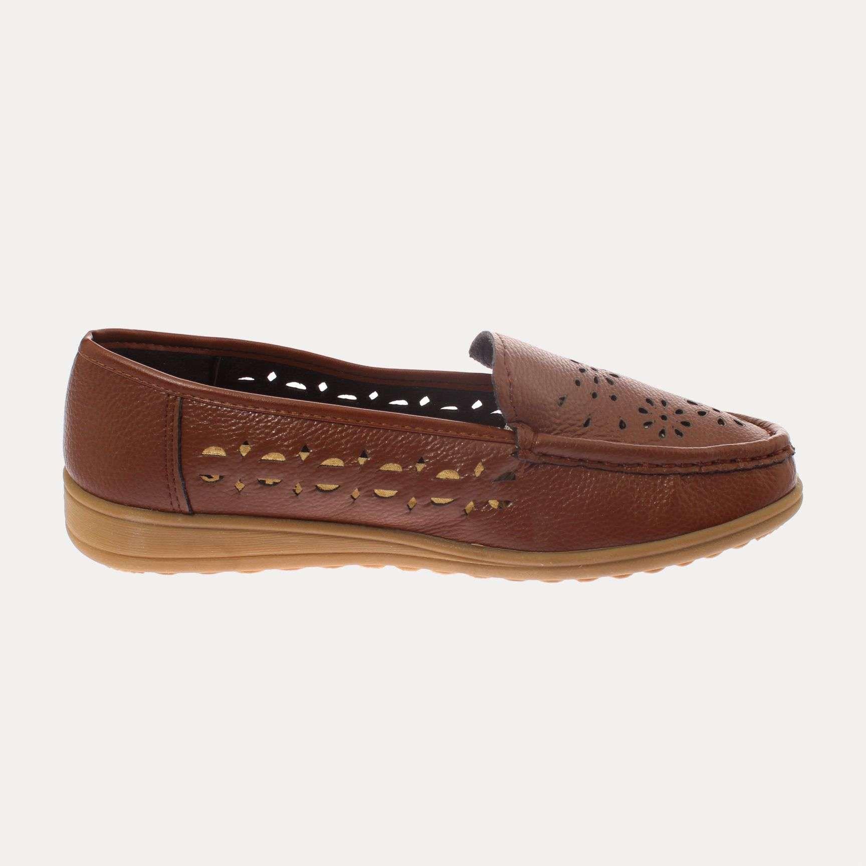 Mocasín Café Vía Franca Mujer Art: 5SA383LBROWN-3