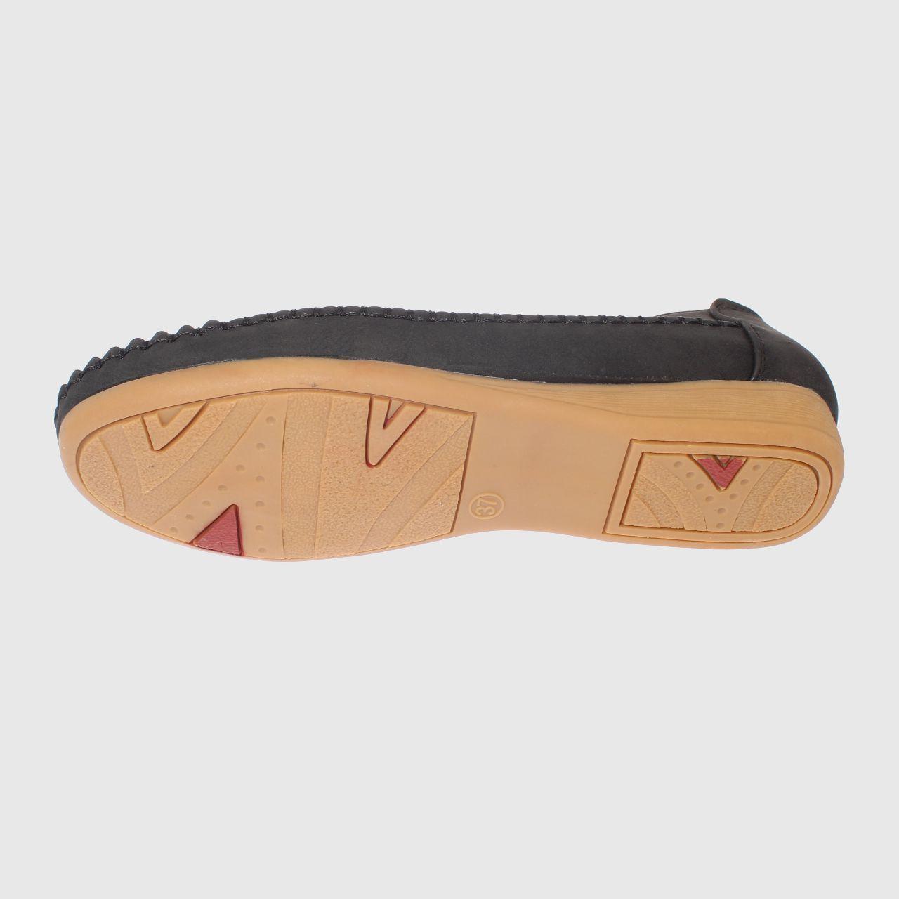 Mocasín Negro Vía franca Mujer-4