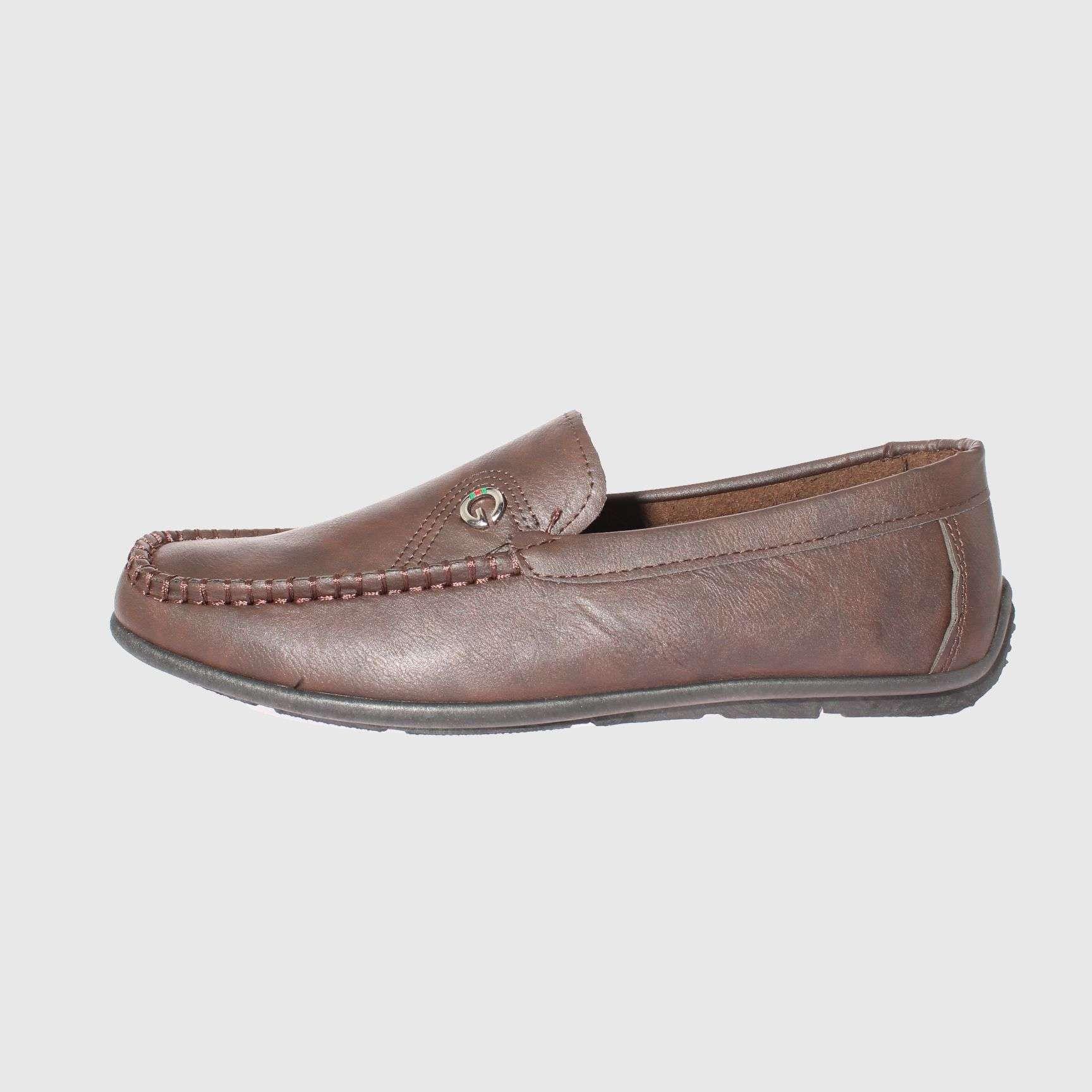 Mocasín Café Oscuro Vía Franca Hombre-1