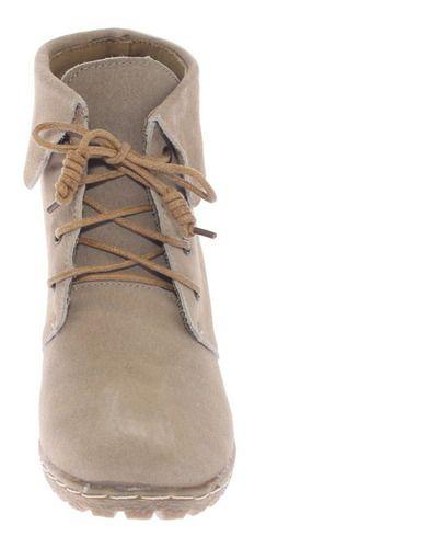 Botín Beige Vía Franca Mujer-6