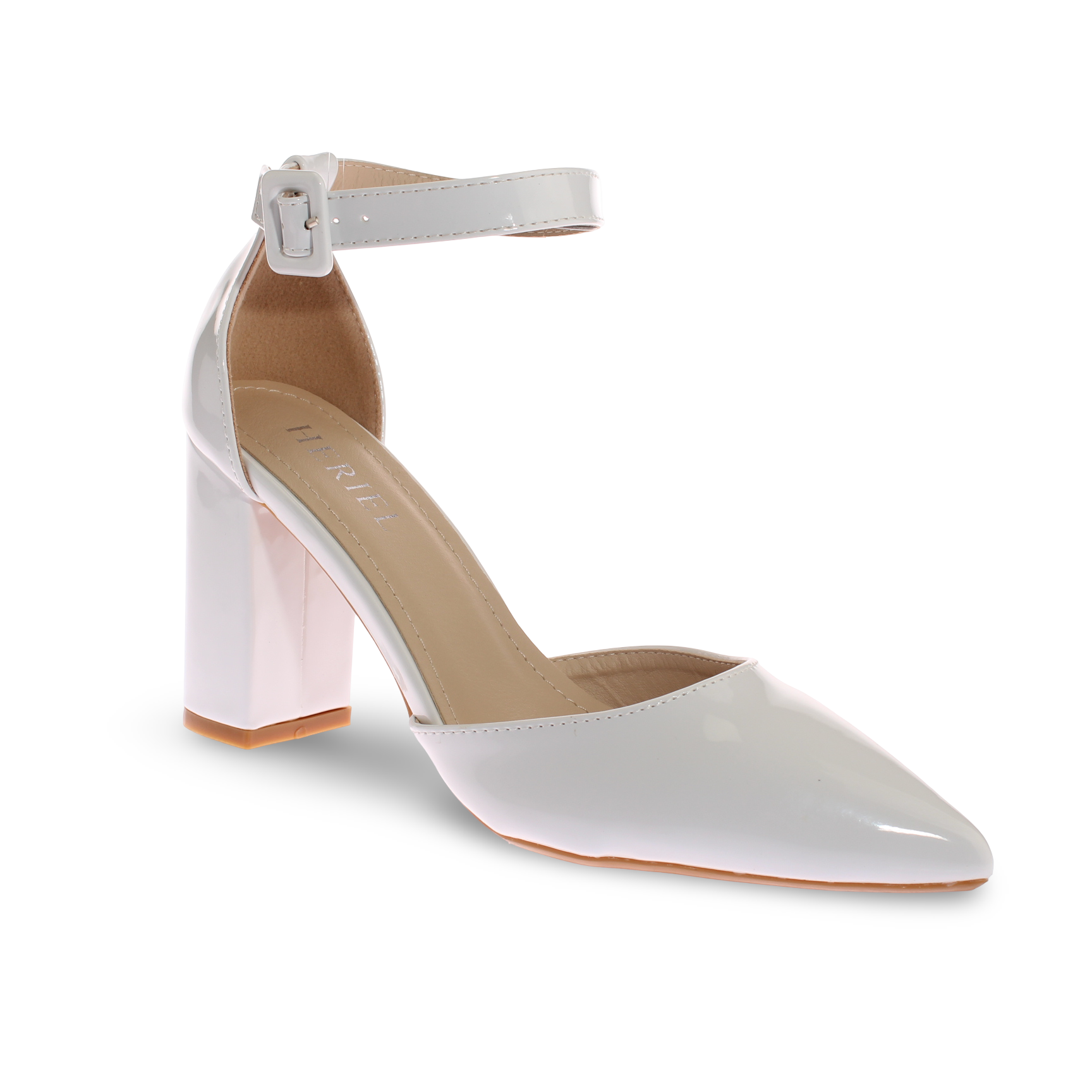 Zapato Tacón Blanco Vía Franca Mujer Art: 56705WHITE-0