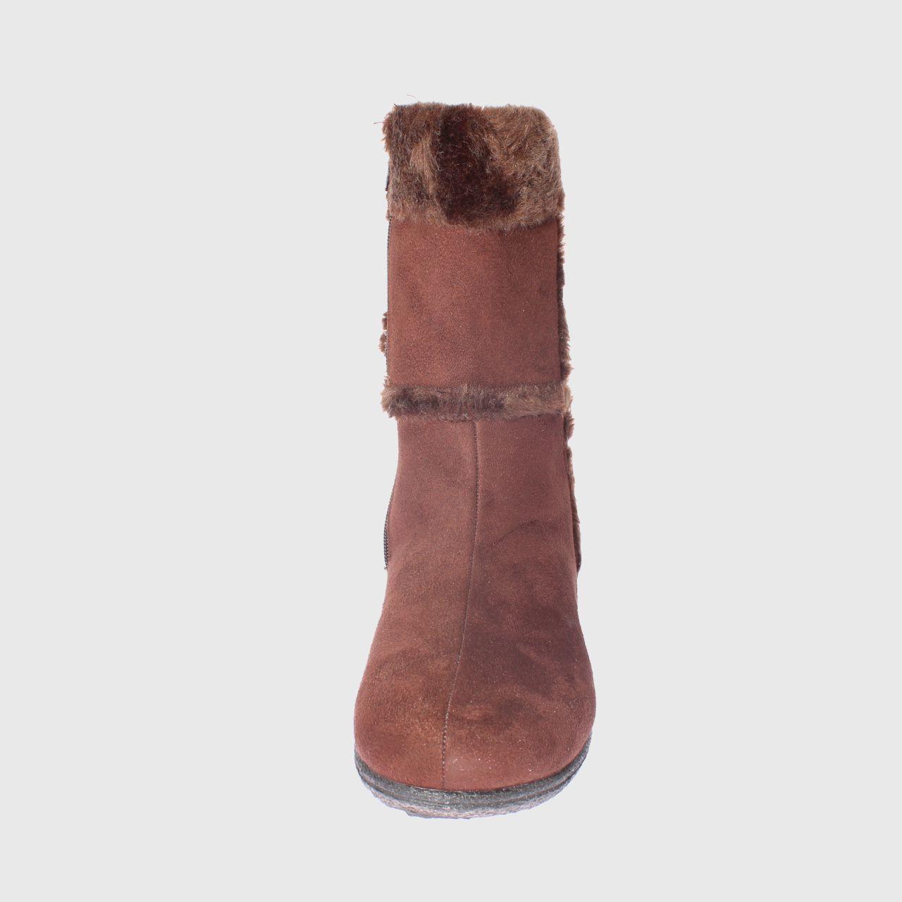 Bota piel Café Vía Franca Mujer-2