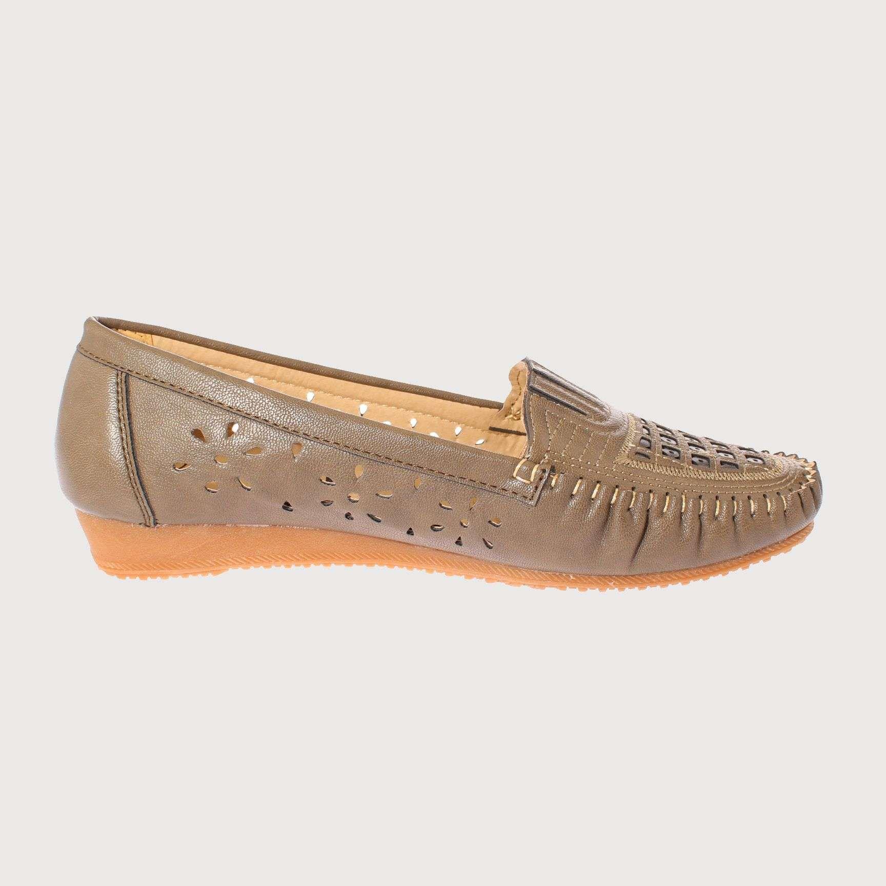Mocasín Khaki Vía Franca Mujer Art: 5EH143KHAKI-3