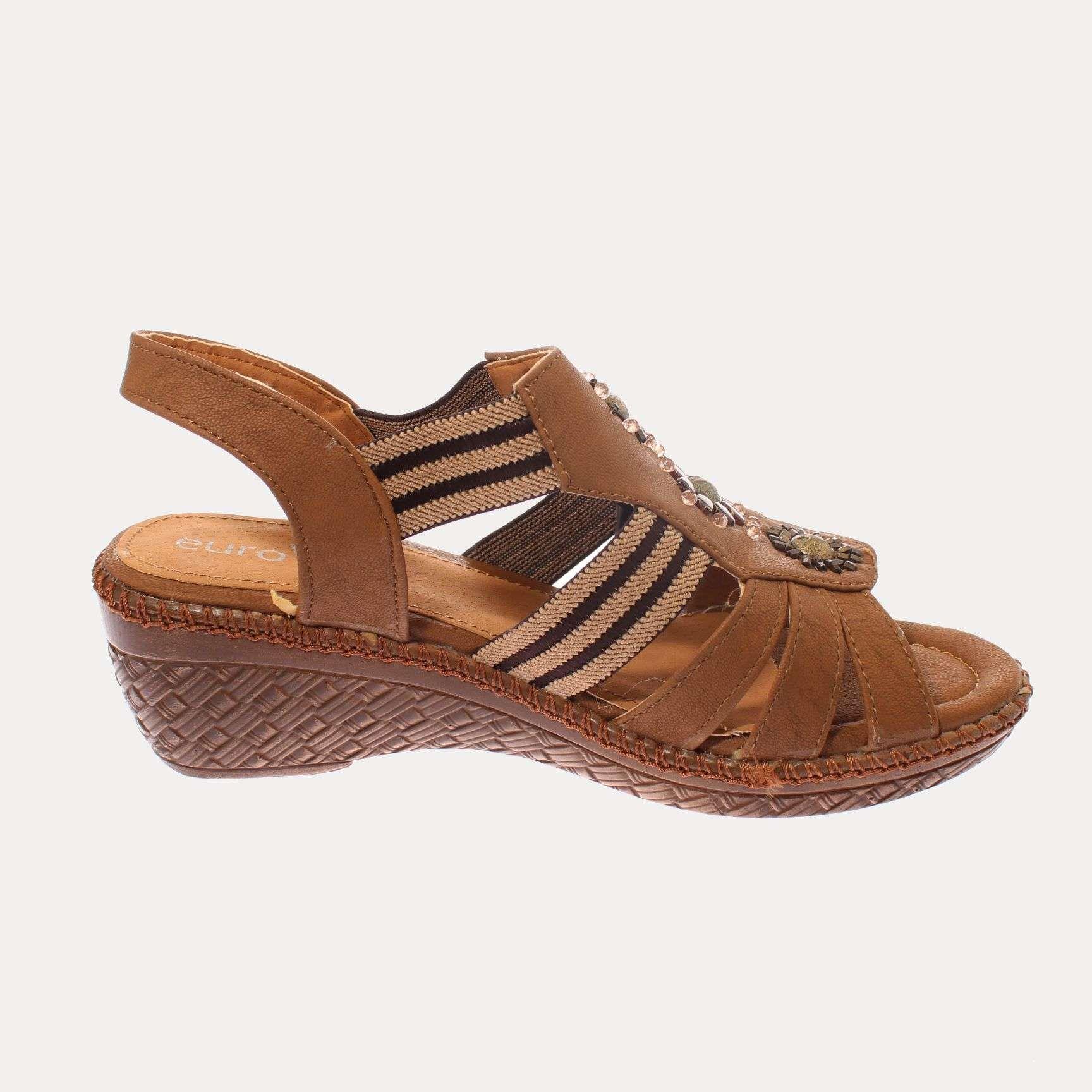 Sandalia Café Vía Franca Mujer Art: 5RC14303YBROWN-3