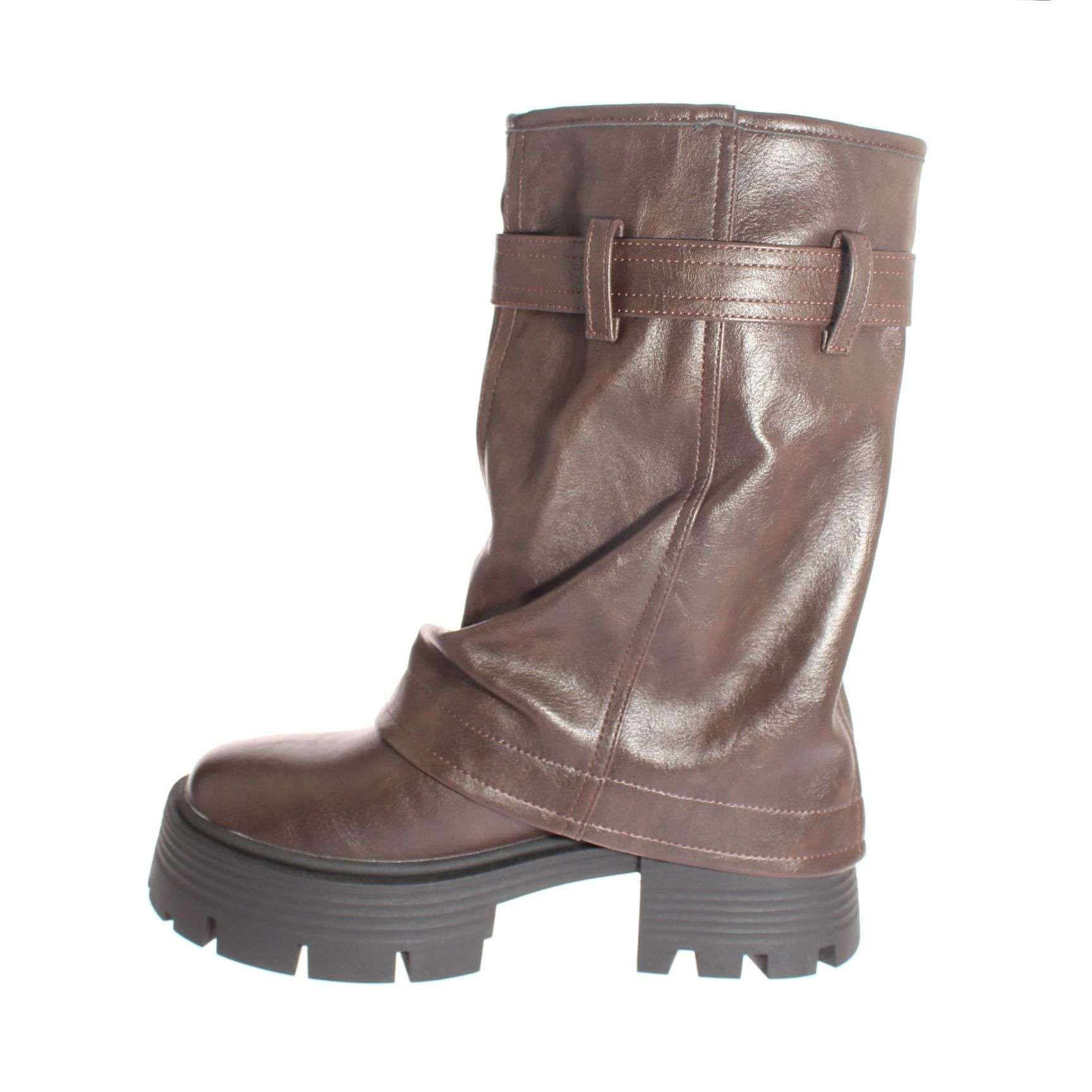 Bota Chocolate Vía Franca Mujer Art: 5XZN10390BCOFFEE-3