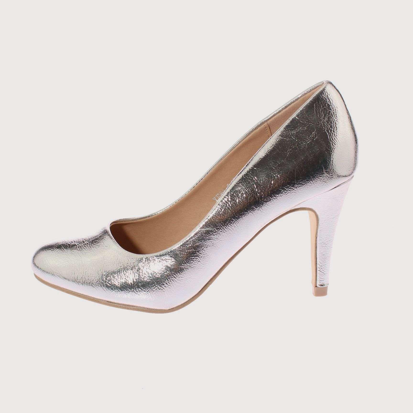 Zapato Fiesta Plateado Vía Franca Mujer Art: 5YJ0652SILVER-1