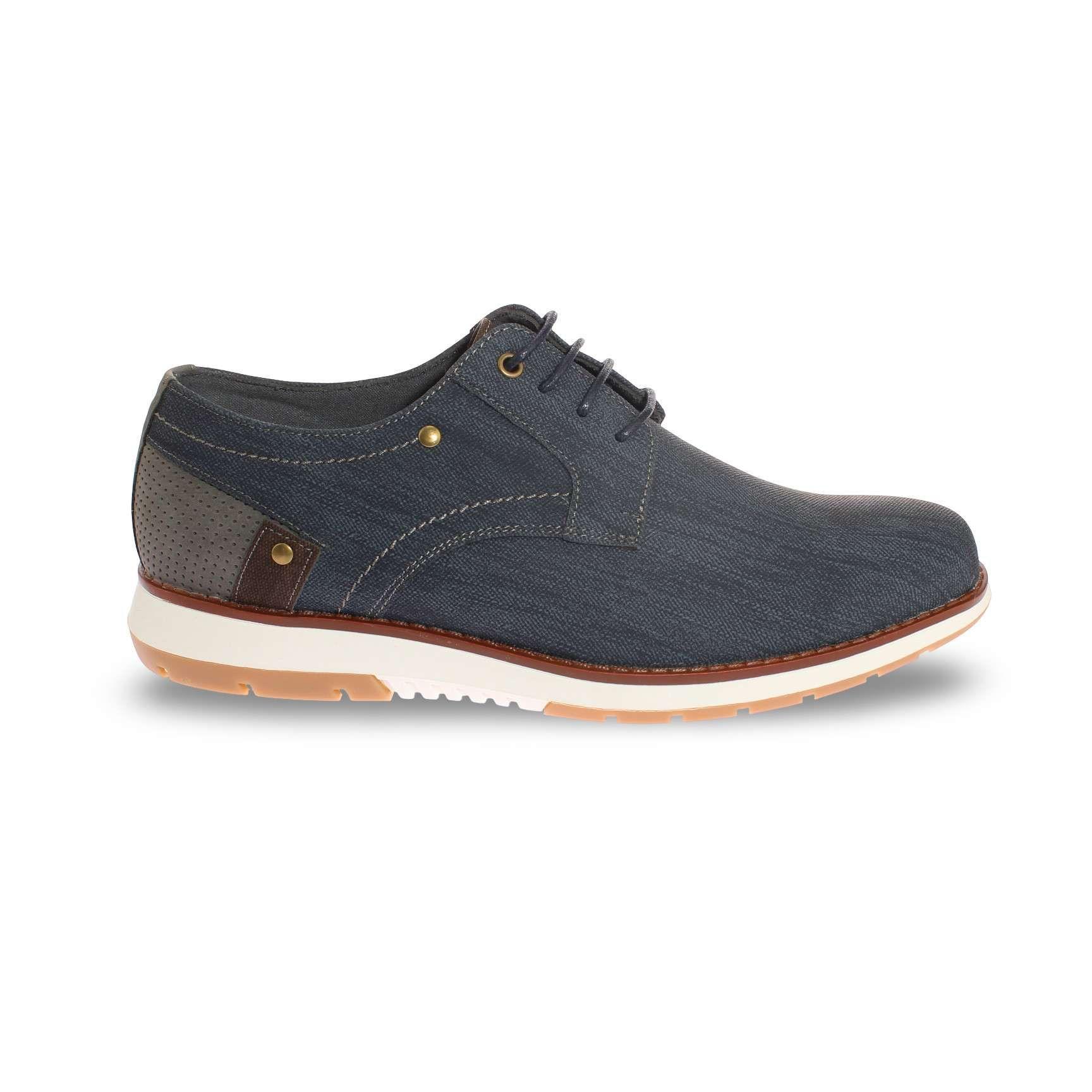 Zapato Azul Marino Vía Franca Hombre Art: 81611NAEY-1