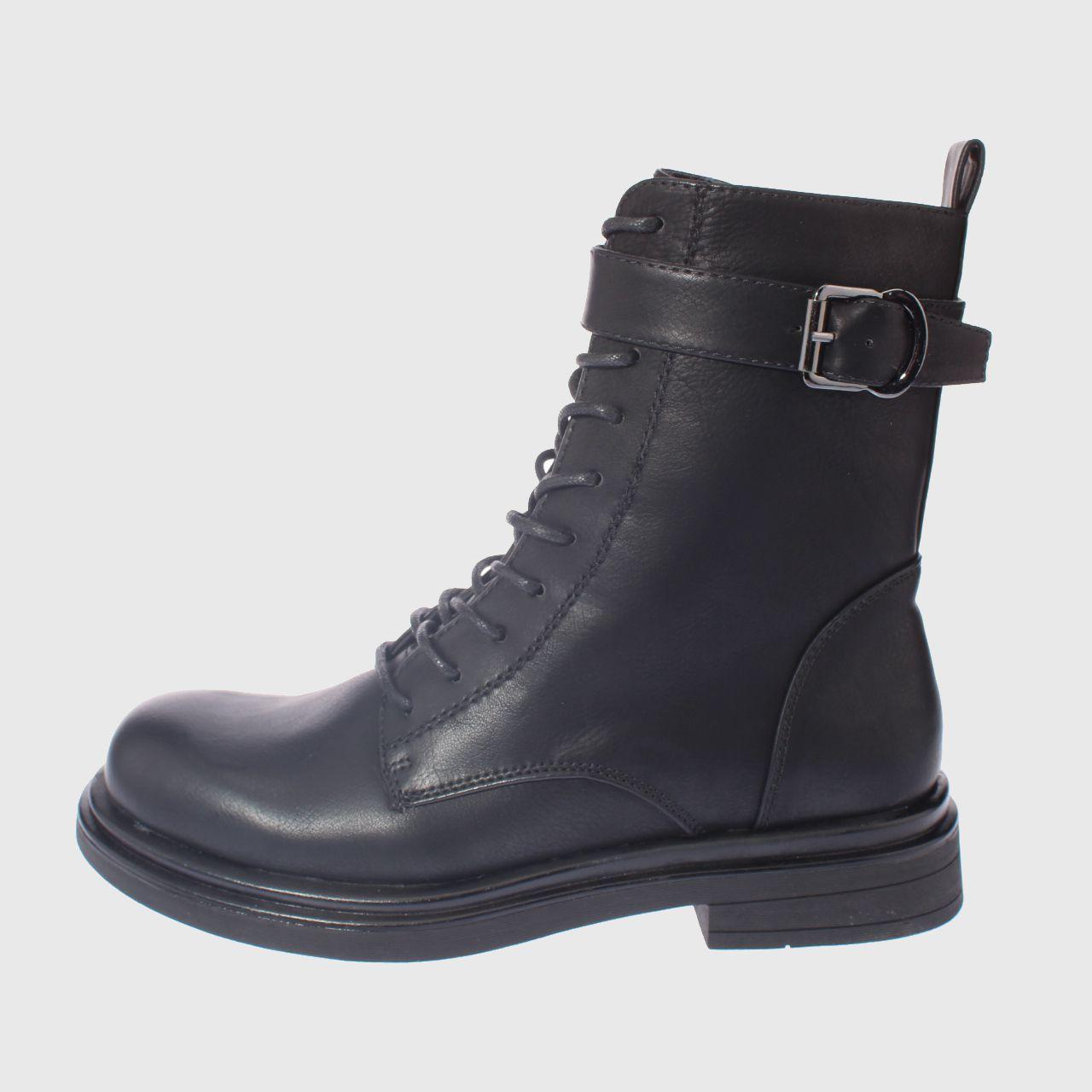 Botin Negro Vía Franca Mujer-1