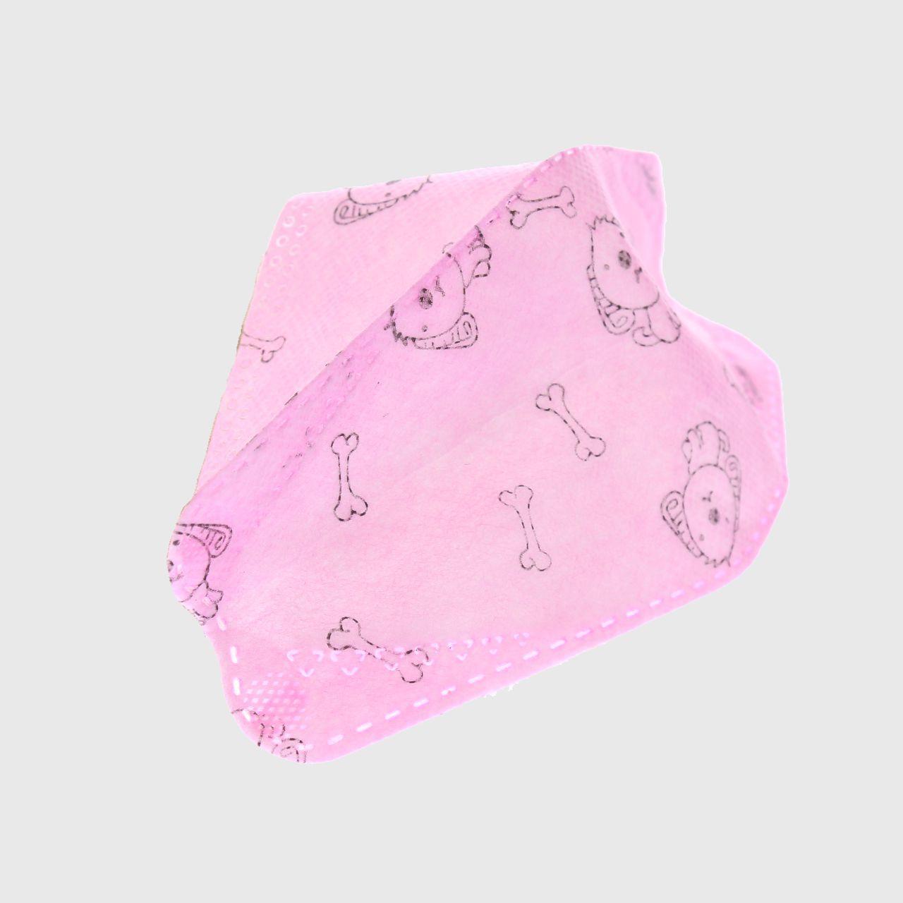 Pack 10 Mascarillas Niña KF94 Rosado Vía Franca Niña-2