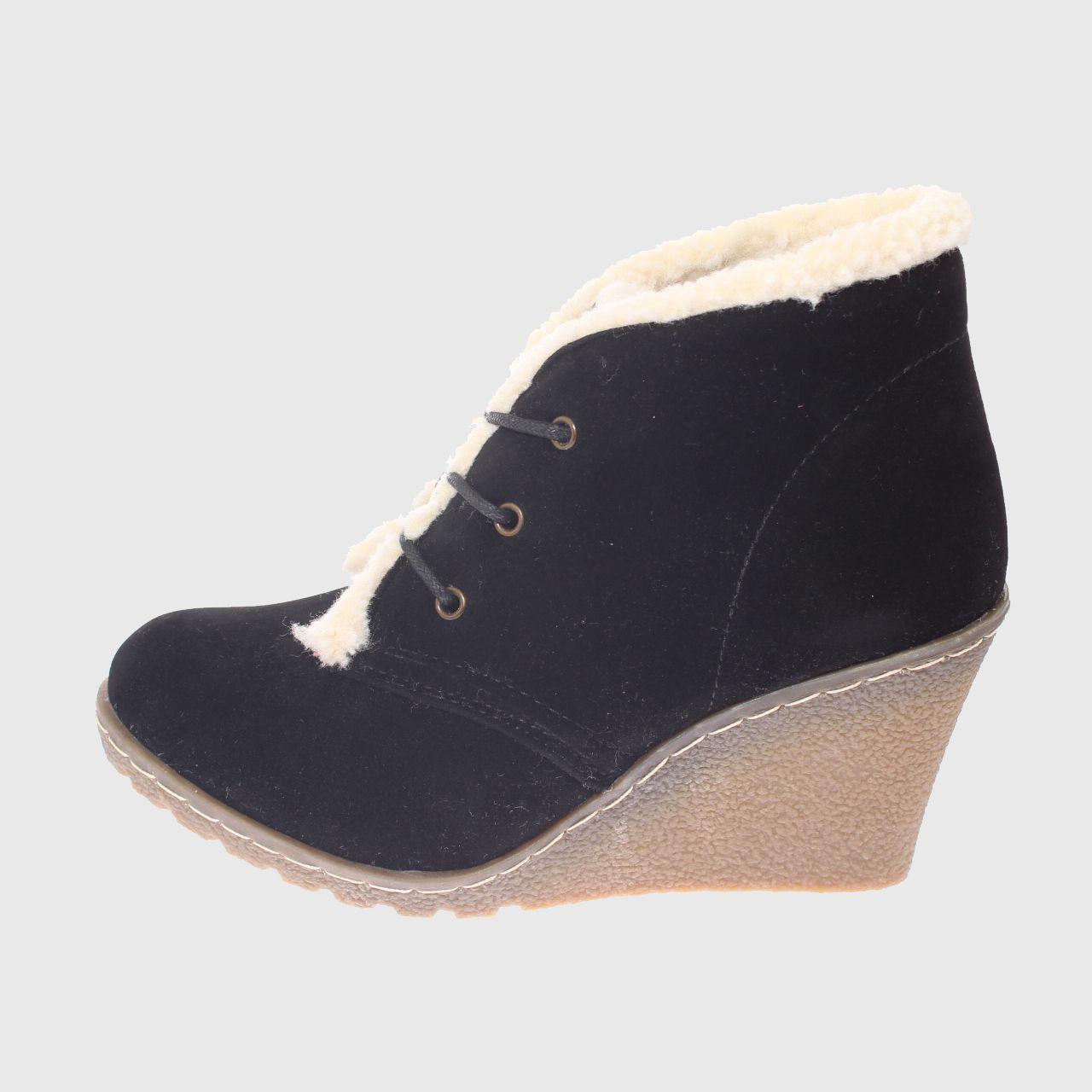 Botin Negro Vía Franca Mujer-1
