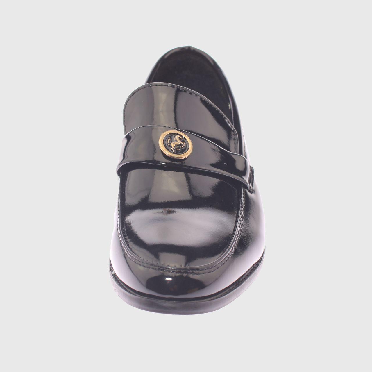 Zapato formal Negro Vía Franca Niño-2
