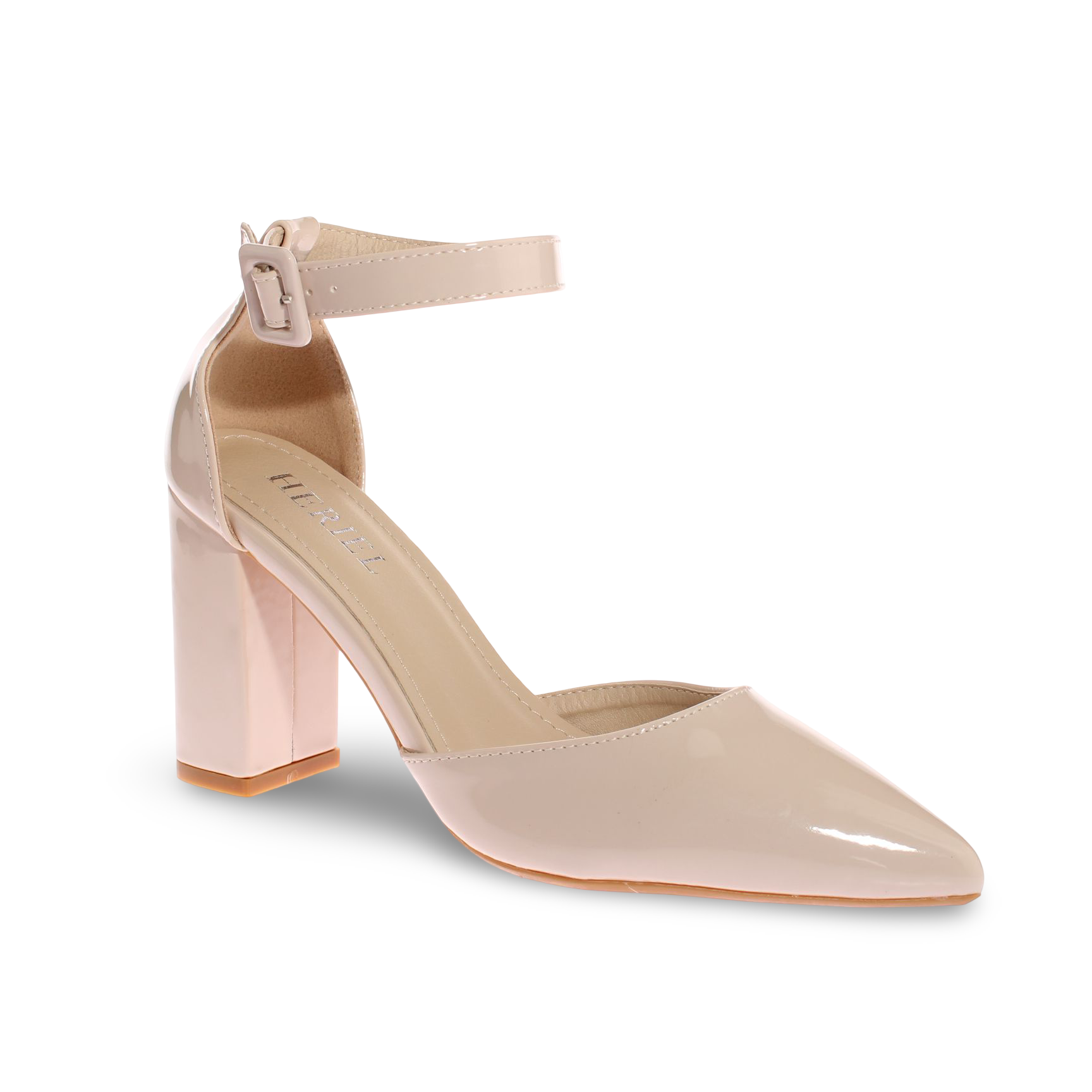 Zapato Tacón Beige Vía Franca Mujer Art: 56702BEIGE-0