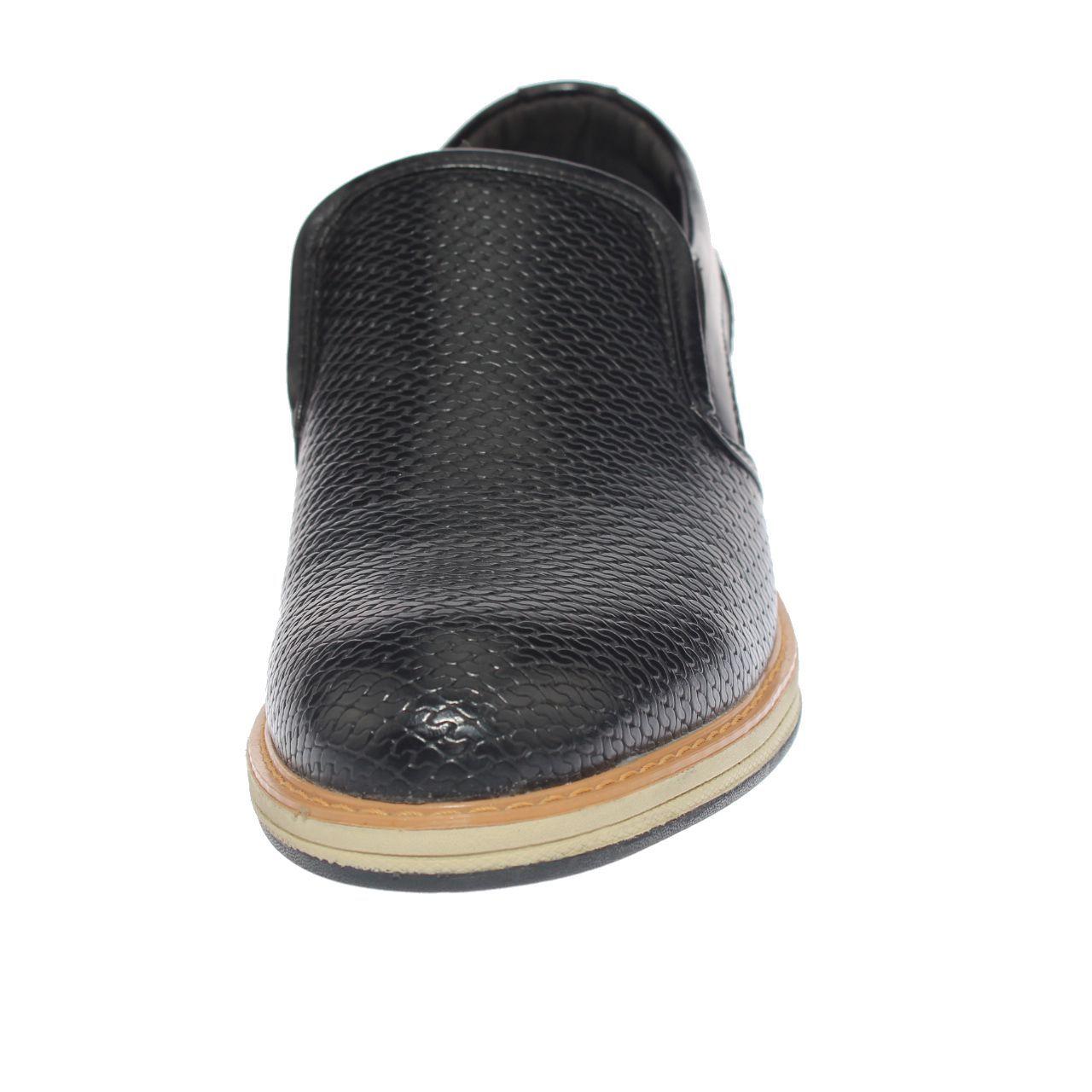 Mocasin Casual Para Hombre Color Negro-2