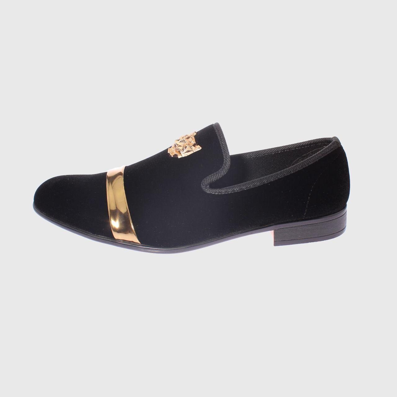 Mocasín Negro Vía Franca Hombre-1