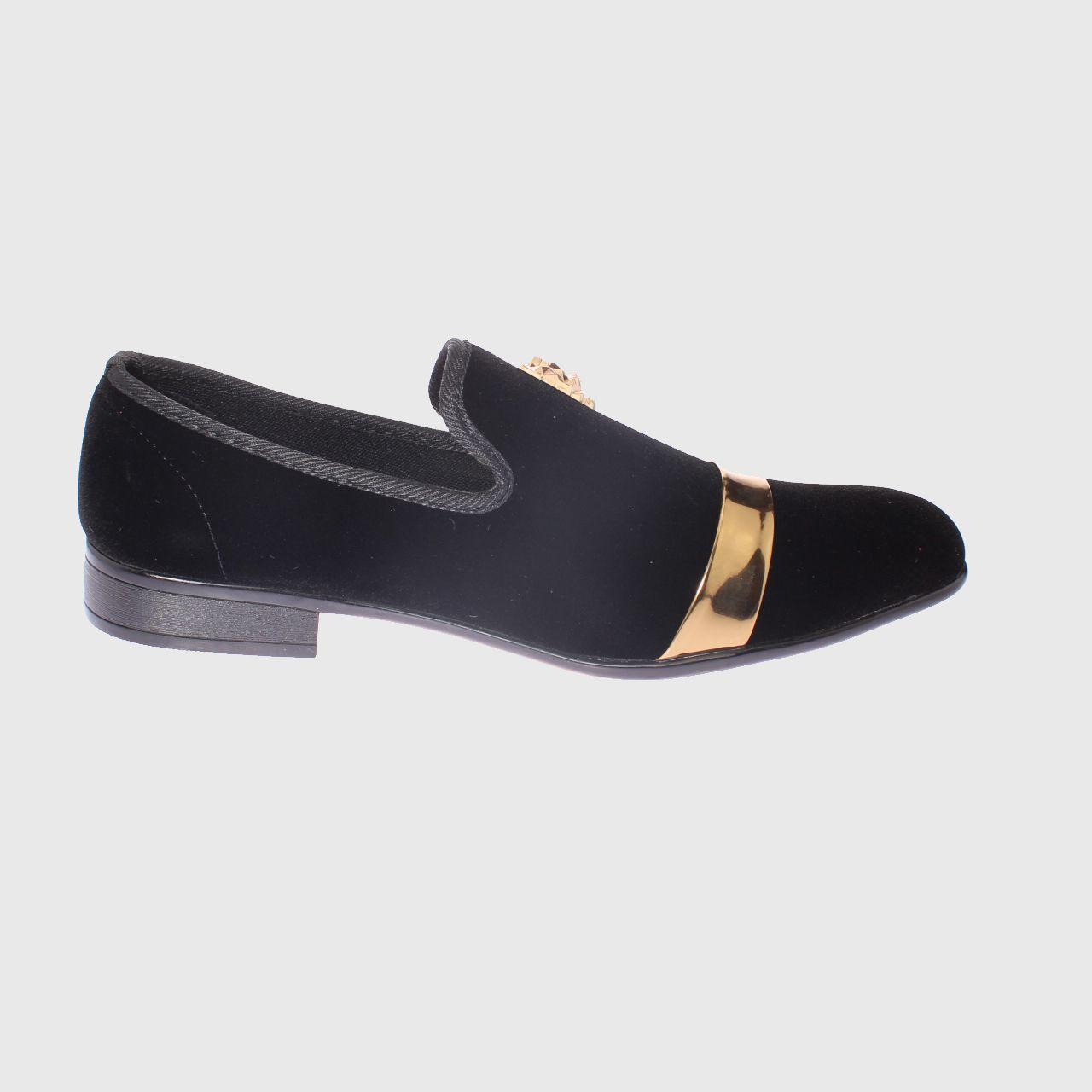 Mocasín Negro Vía Franca Hombre-3