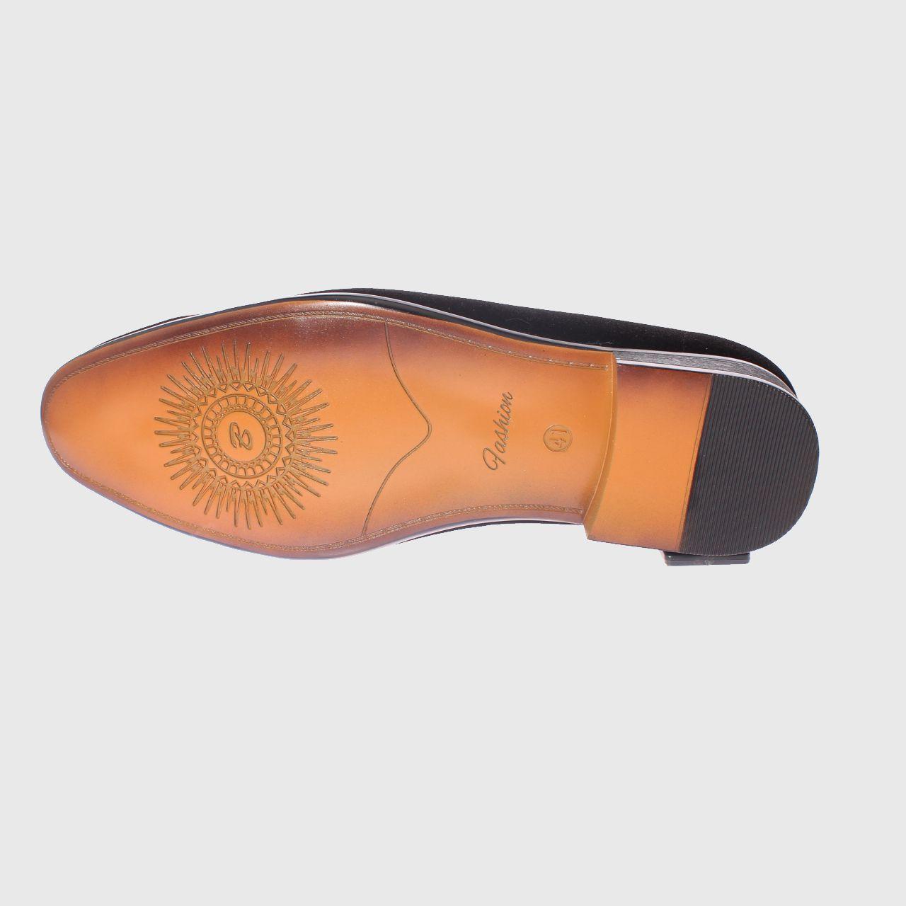 Mocasín Negro Vía Franca Hombre-5