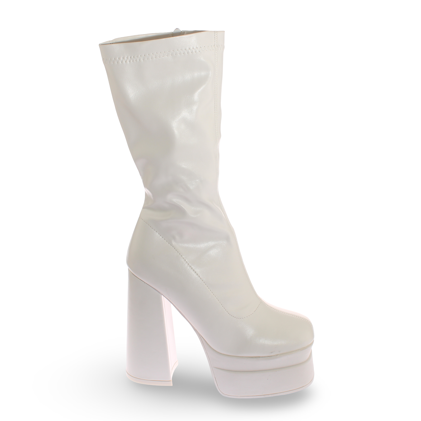 Bota Taco Blanco Vía Franca Mujer Art: 5XZN615BWHITE-1