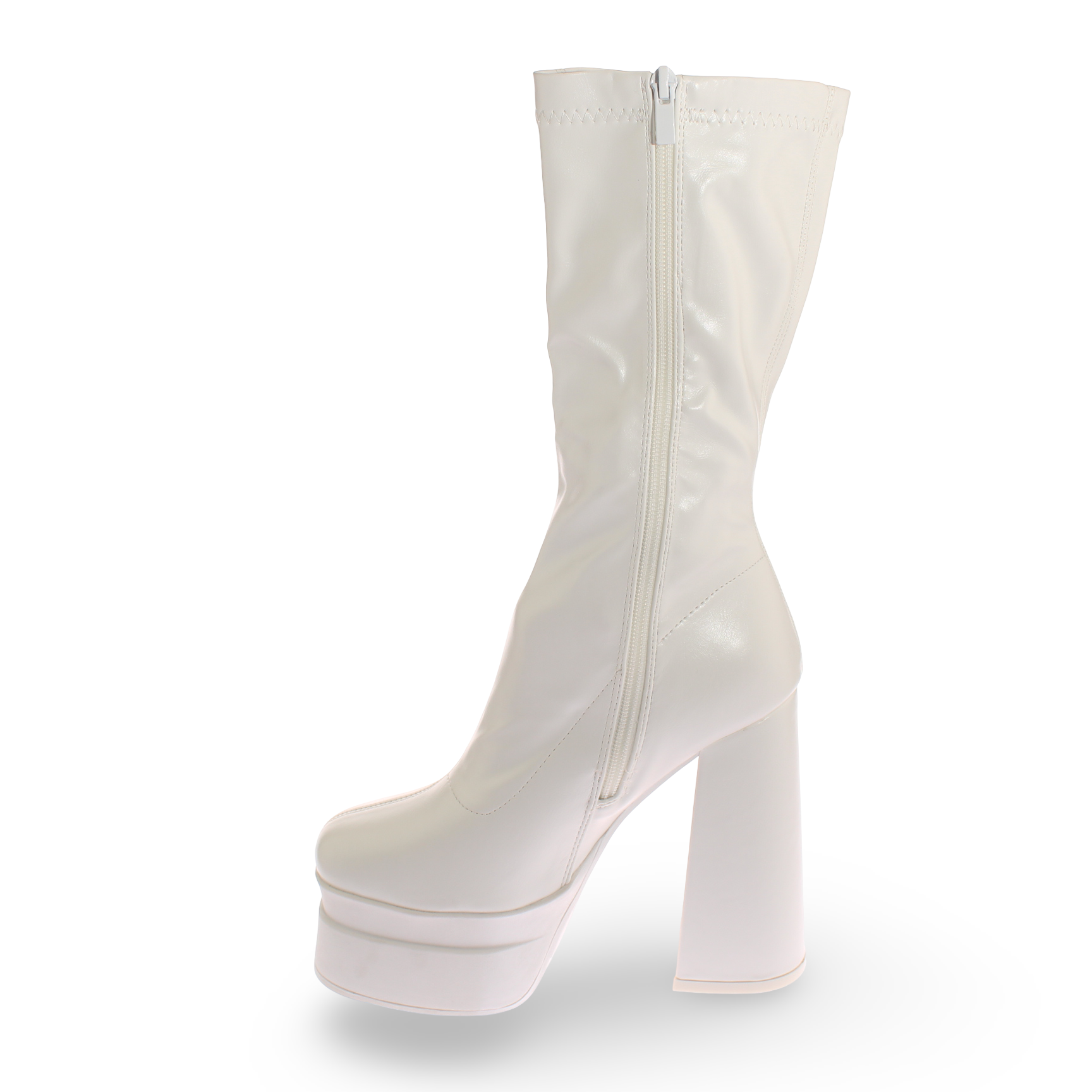 Bota Taco Blanco Vía Franca Mujer Art: 5XZN615BWHITE-3