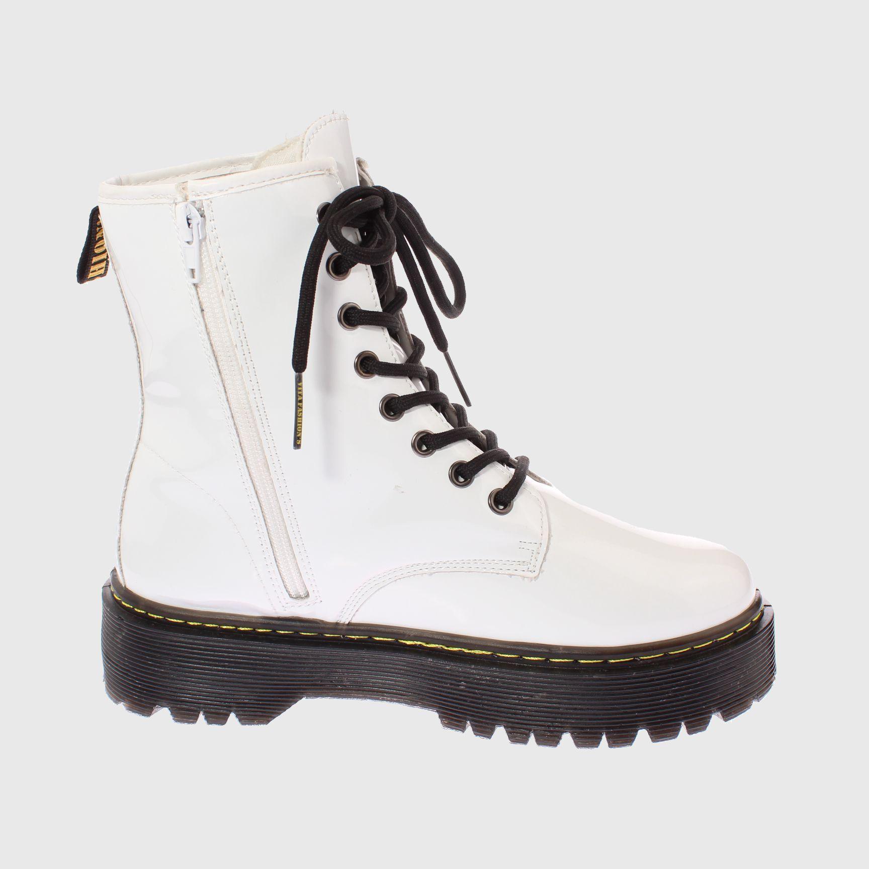 Botin Blanco Vía Franca Mujer-3