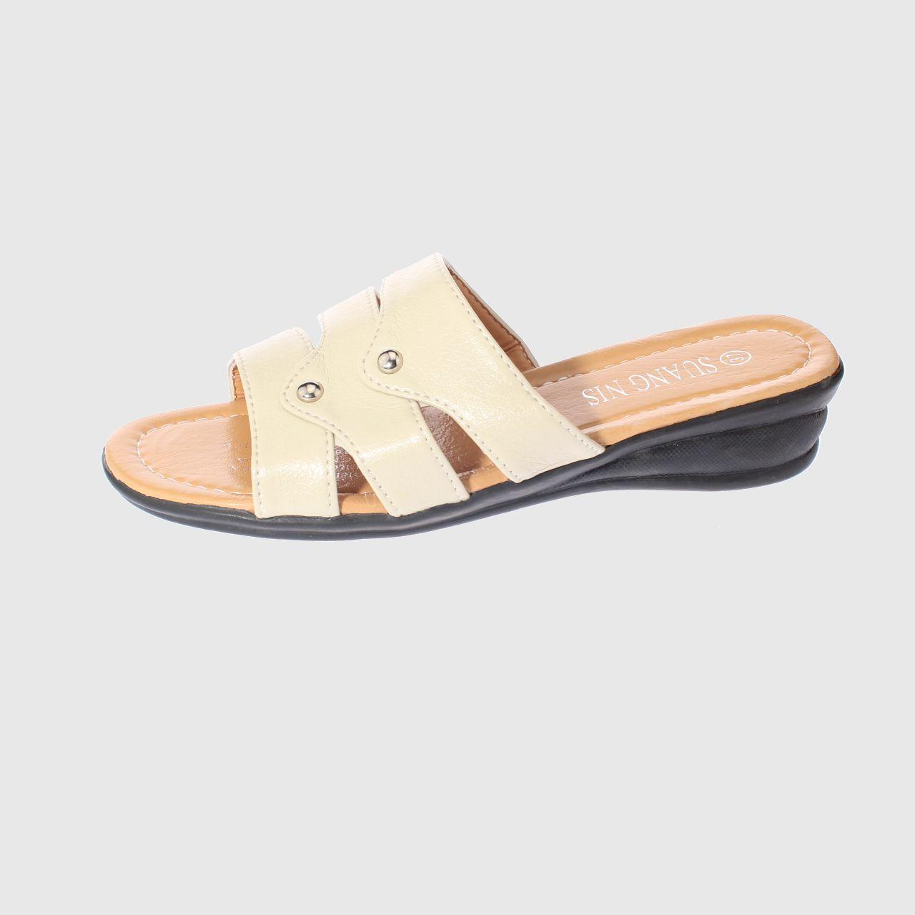 Sandalia Beige Vía Franca Mujer-1