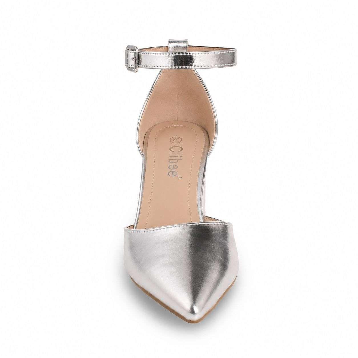 Zapato Plateado Vía Franca Mujer Art: 5W126SILVER-2