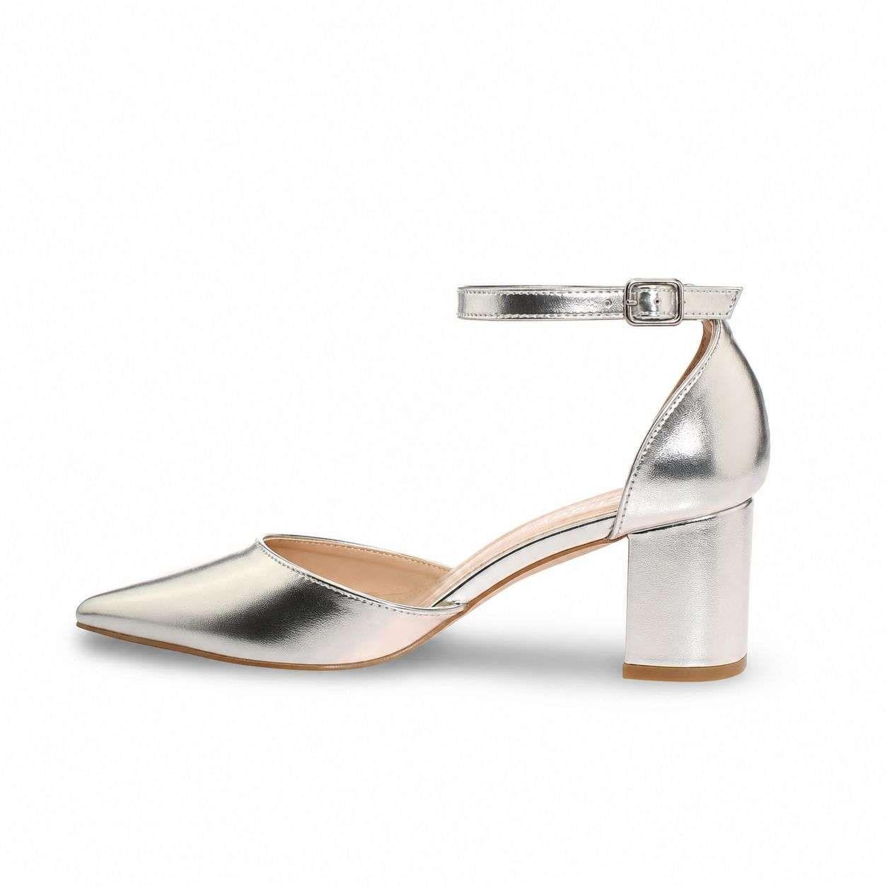 Zapato Plateado Vía Franca Mujer Art: 5W126SILVER-3