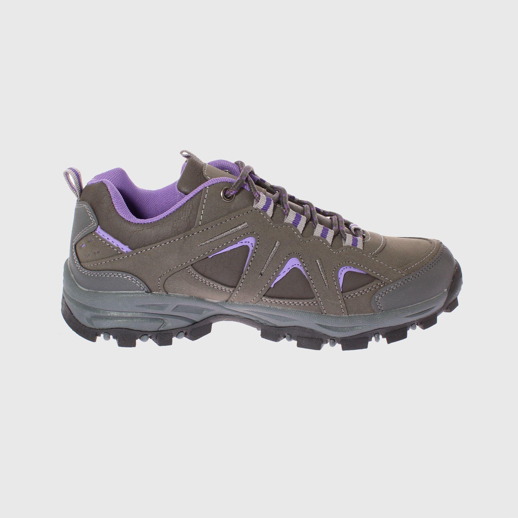 Zapatilla Outdoor Gris/naranjo Vía Franca Mujer-2