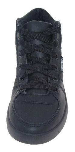 Zapatilla Escolar Para Niño Color Negro-1
