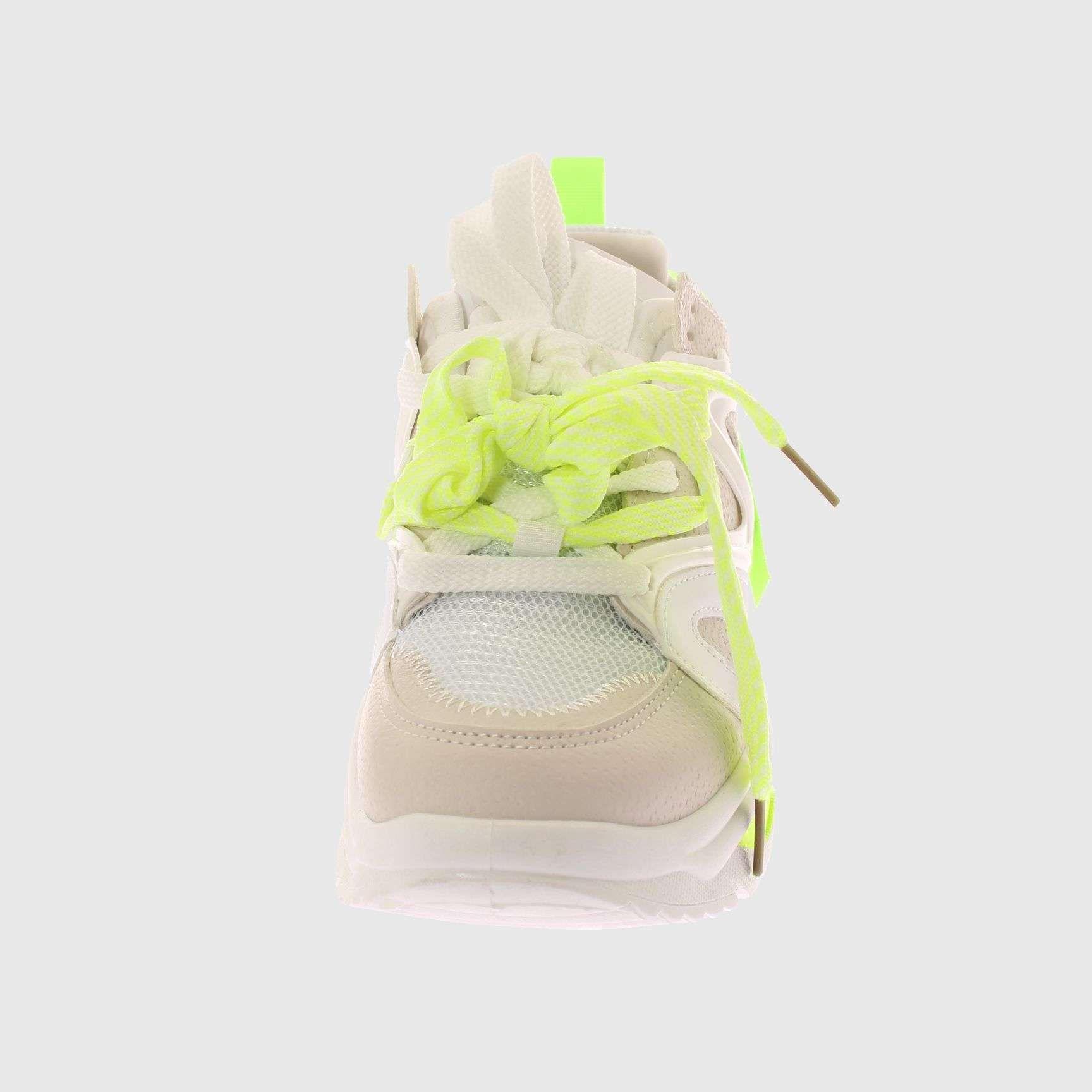Zapatilla Blanco/Verde Vía Franca Mujer-2