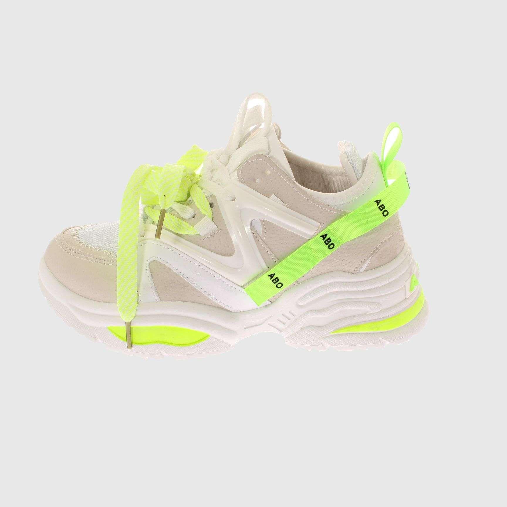 Zapatilla Blanco/Verde Vía Franca Mujer-4