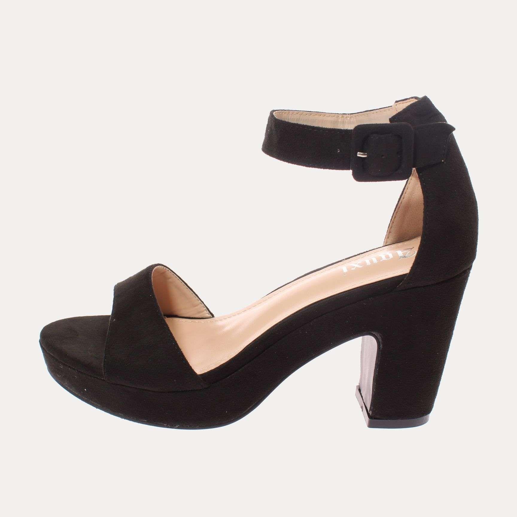 Zapato Tacón Negro Vía Franca Mujer Art: 52210BLACK-1