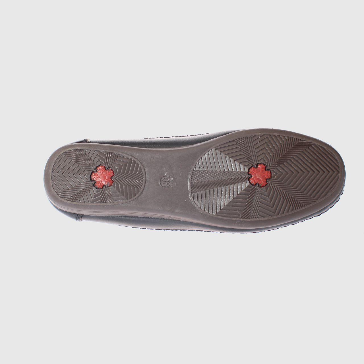 Mocasín Negro Vía Franca Mujer-4