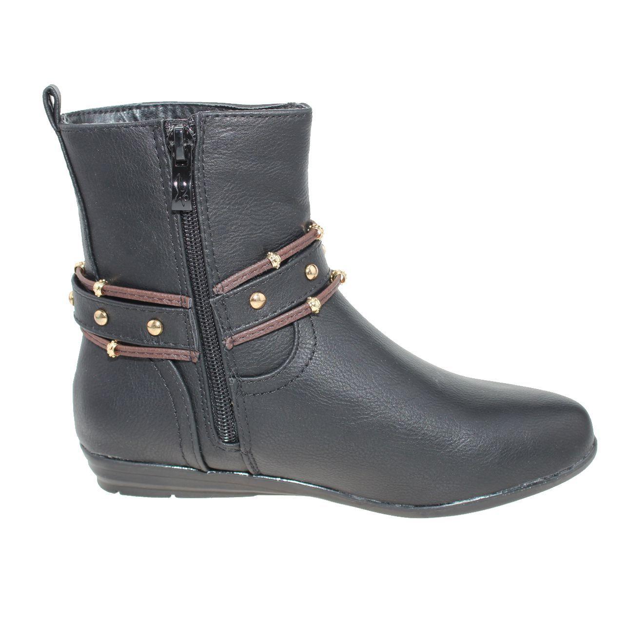 Bota Negro Vía Franca Niña-1