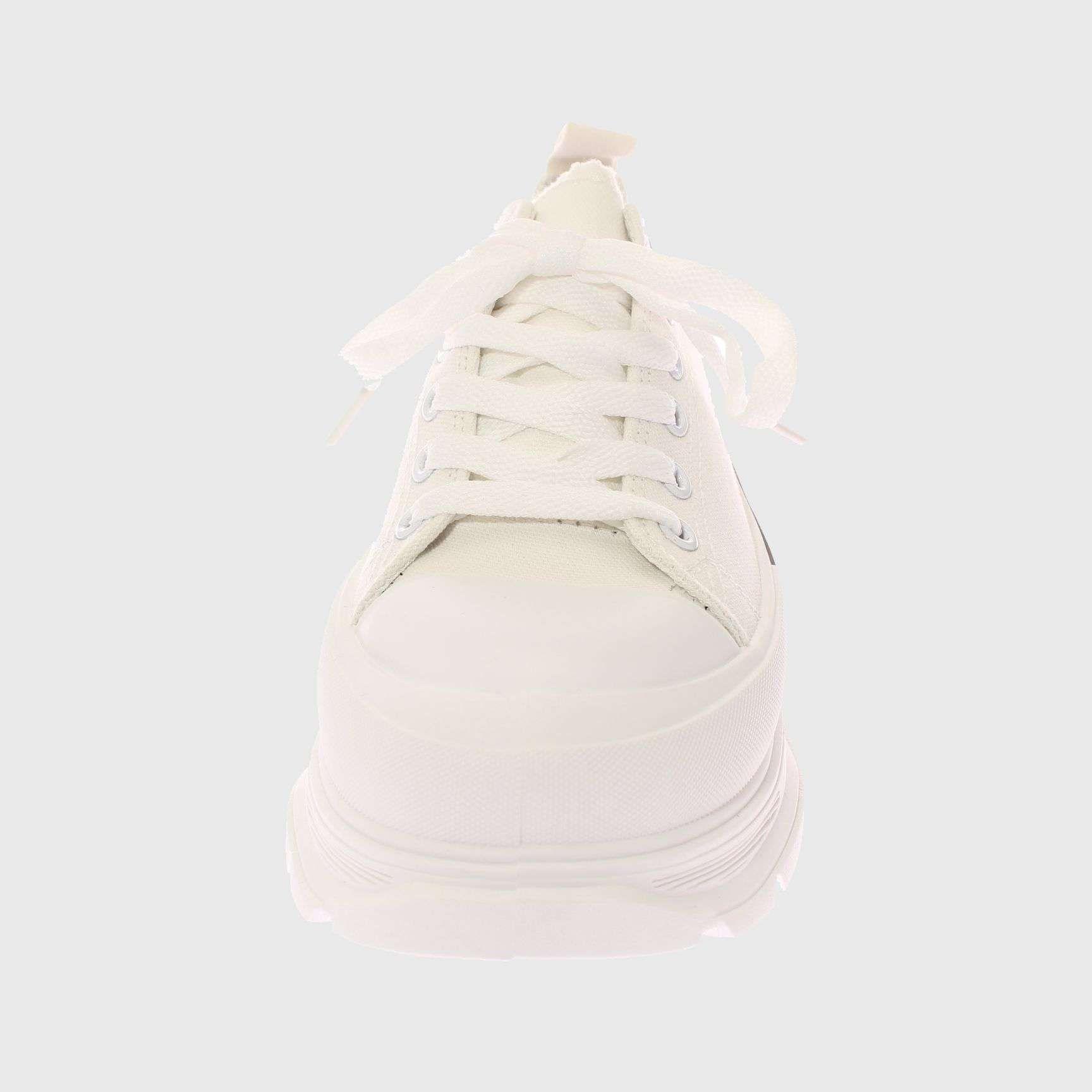 Zapatilla Lona Blanco Vía Franca Mujer-2
