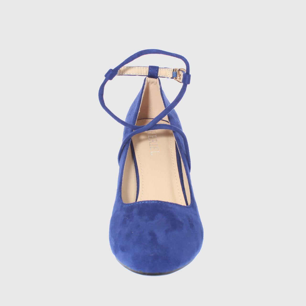 Zapato taco Azul Vía Franca Mujer-2