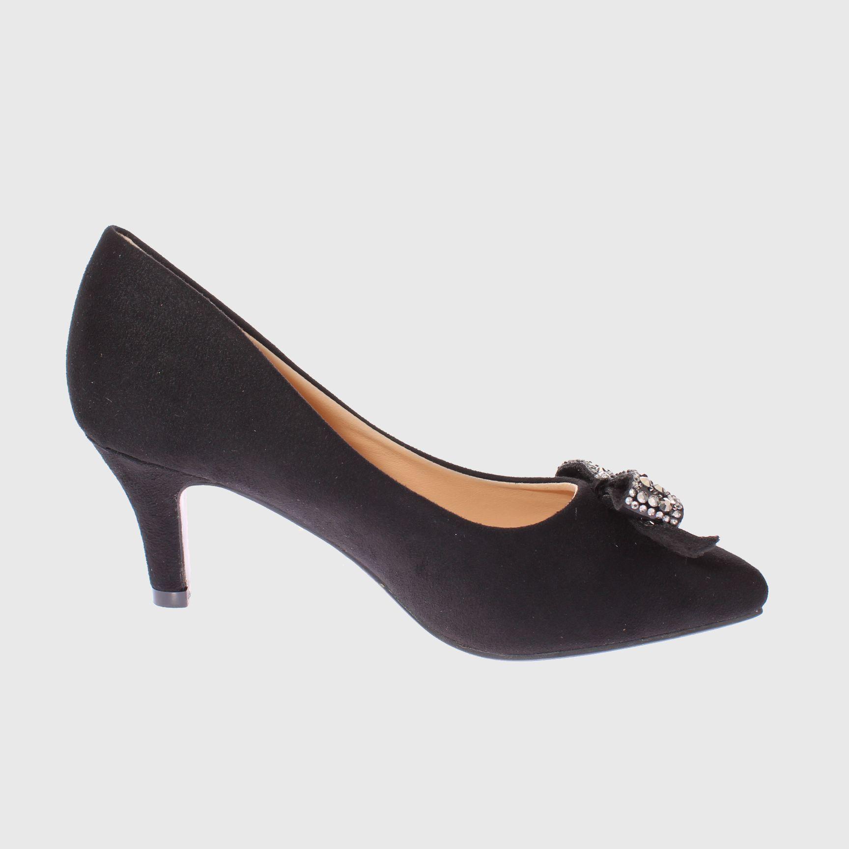Zapato taco Negro Vía Franca Mujer-3
