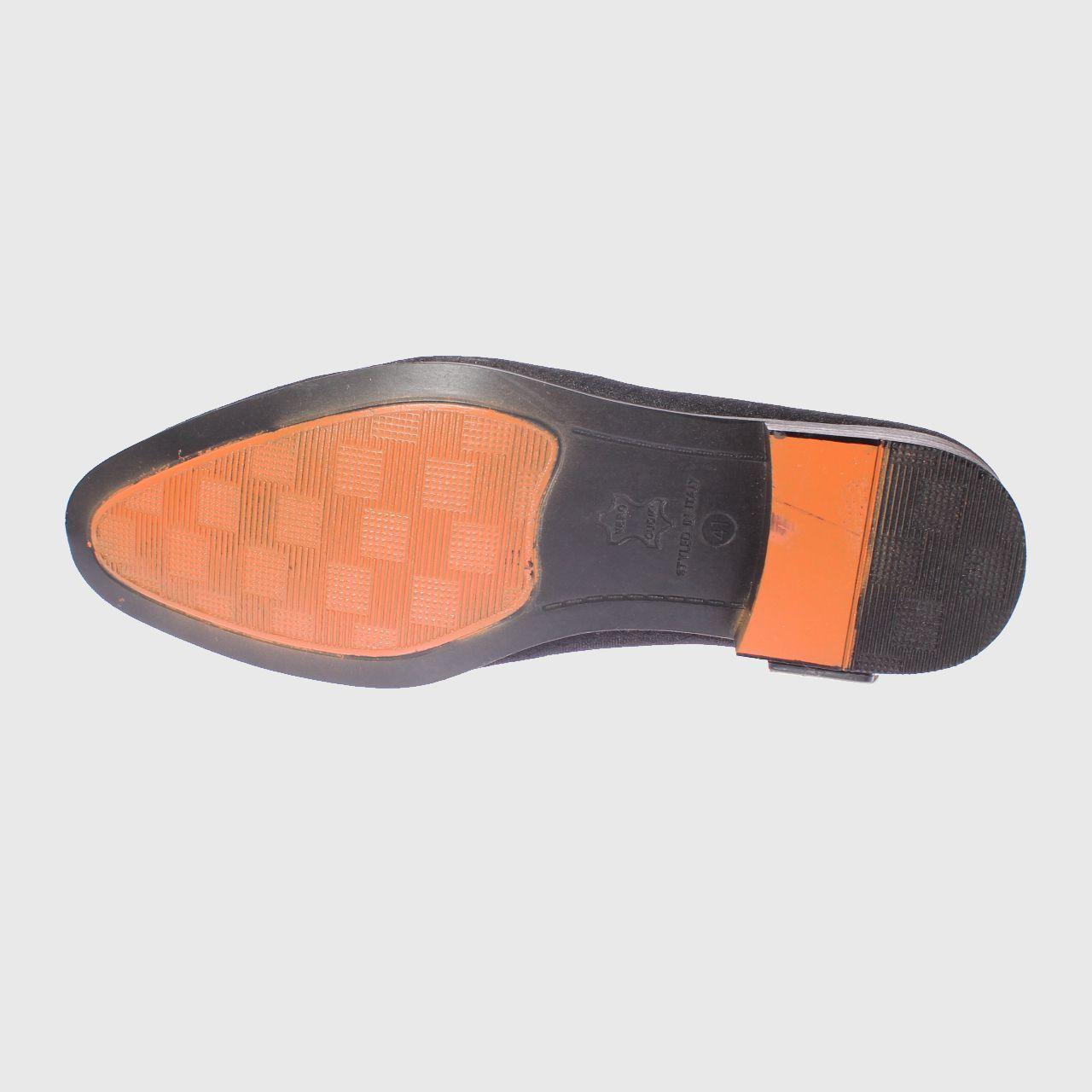 Mocasín Negro Vía Franca Hombre-4