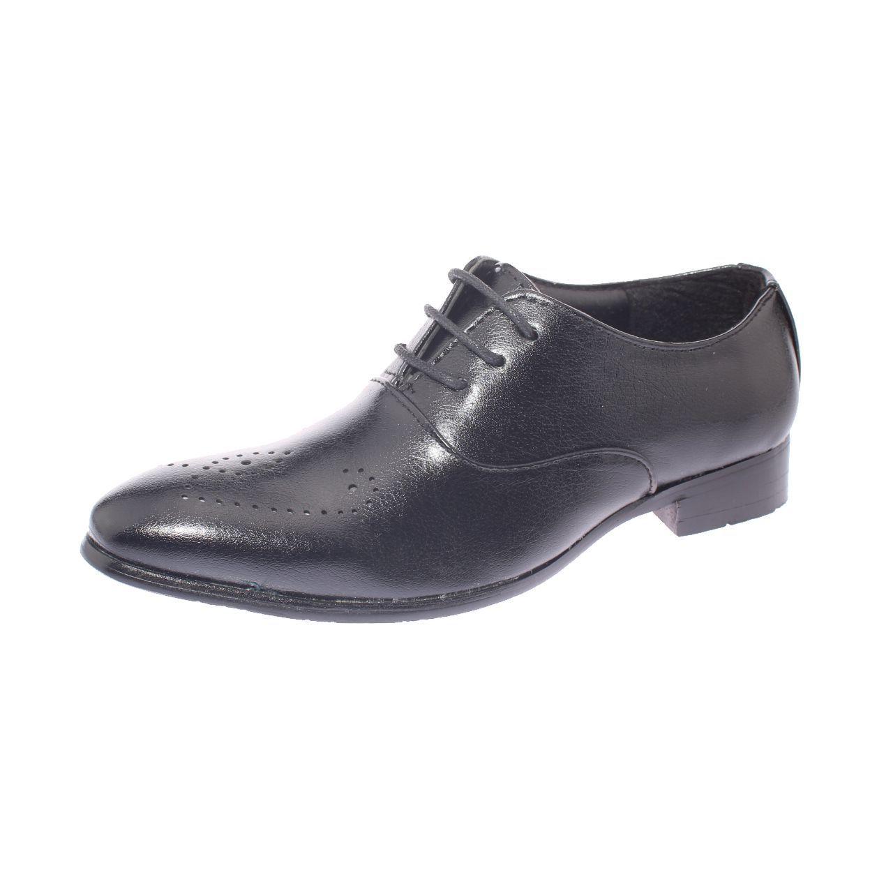 Zapato Formal Negro Vía Franca Niño-0