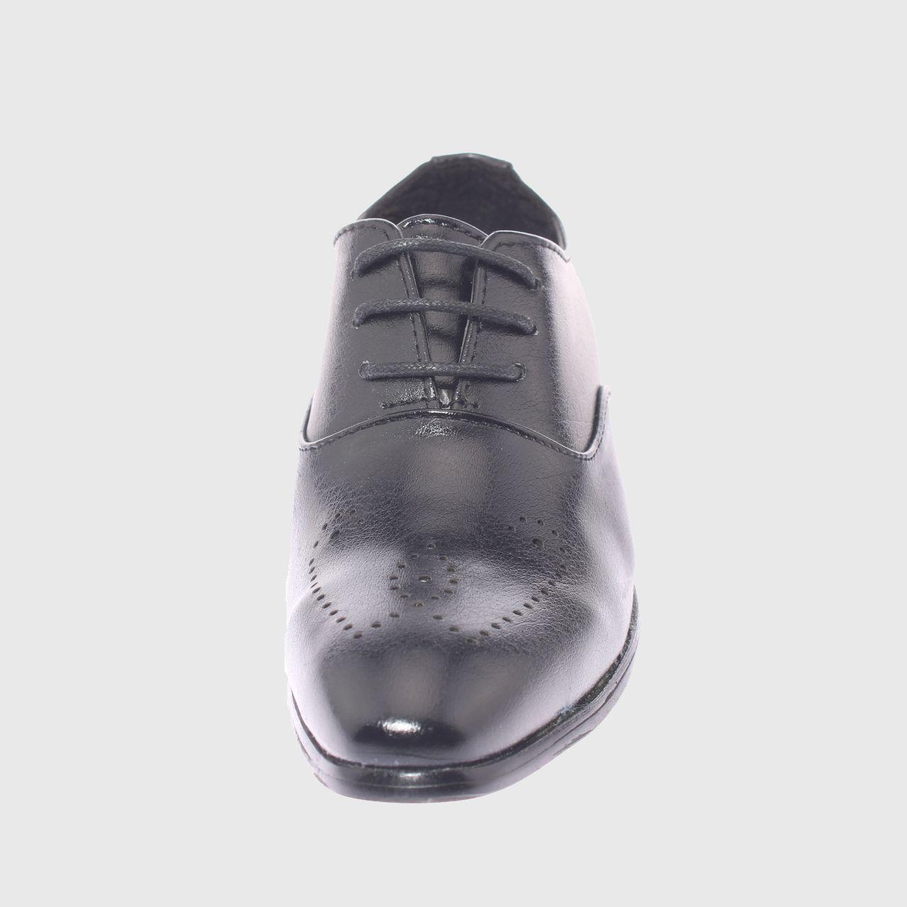 Zapato Formal Negro Vía Franca Niño-2