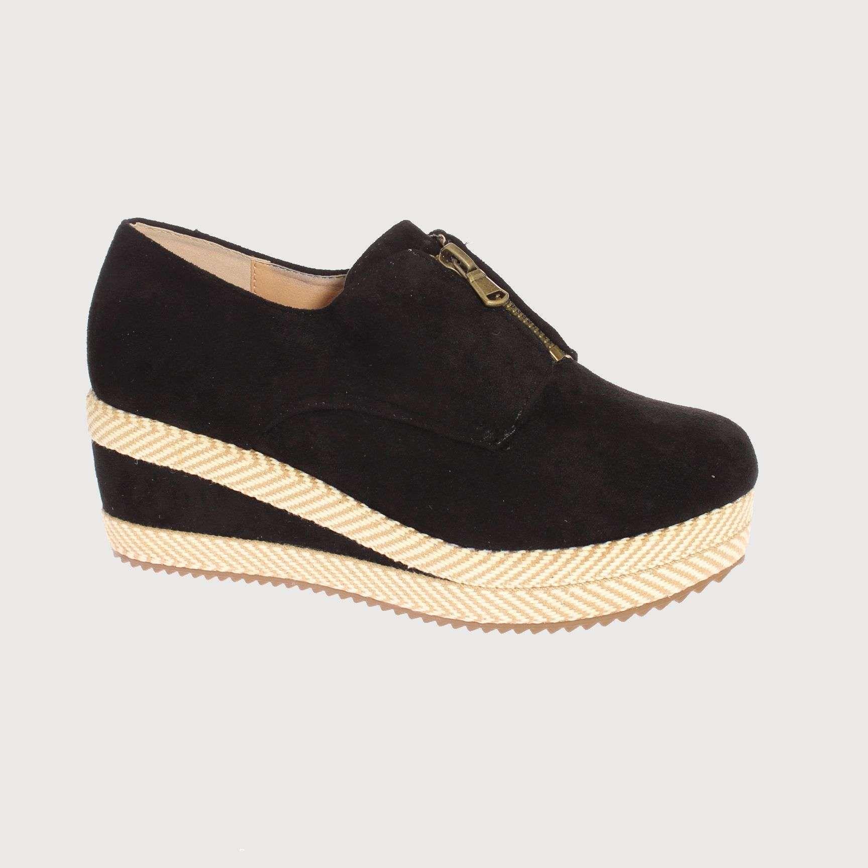 Zapato Negro Vía Franca Mujer Art: 5YH7BLACK-3