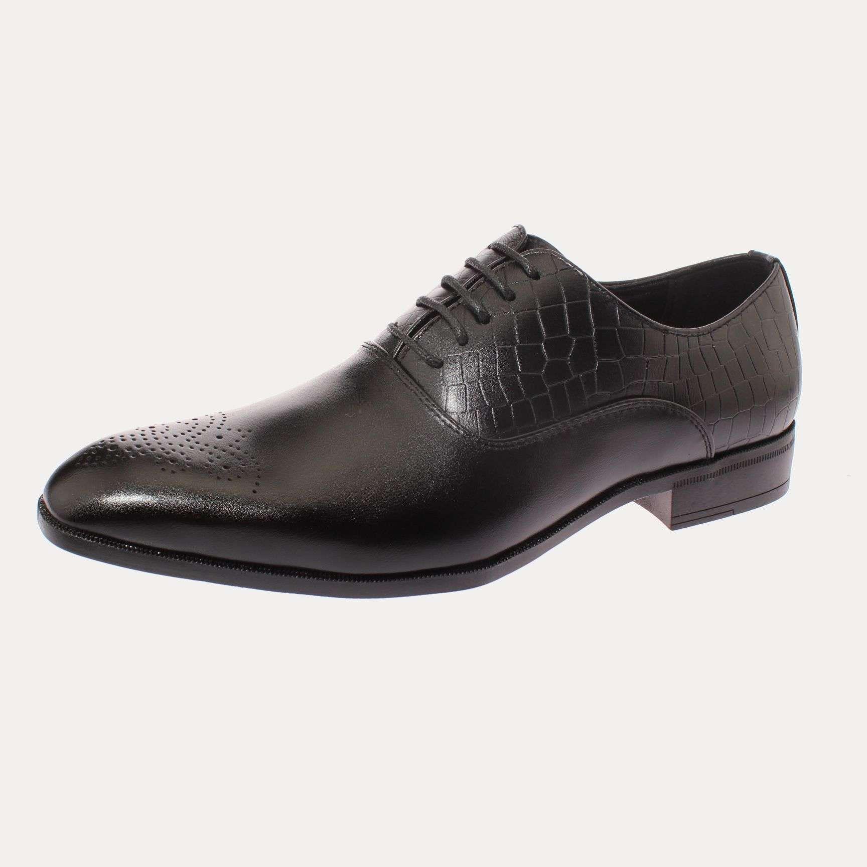 Zapato Negro Vía Franca Hombre Art: 8ZSL10050BBLACK-1