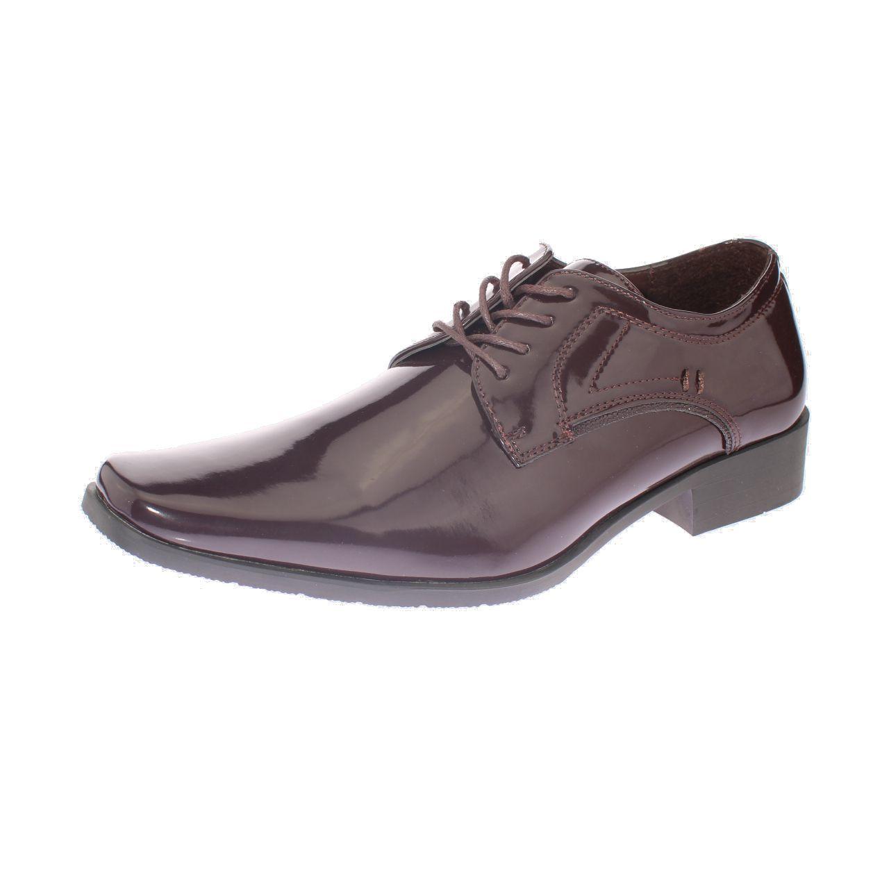 Zapato Charol Café Vía Franca Hombre-0